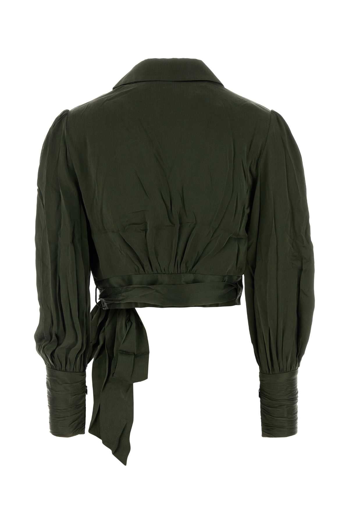 ZIMMERMANN Silk Wrap Top for Women