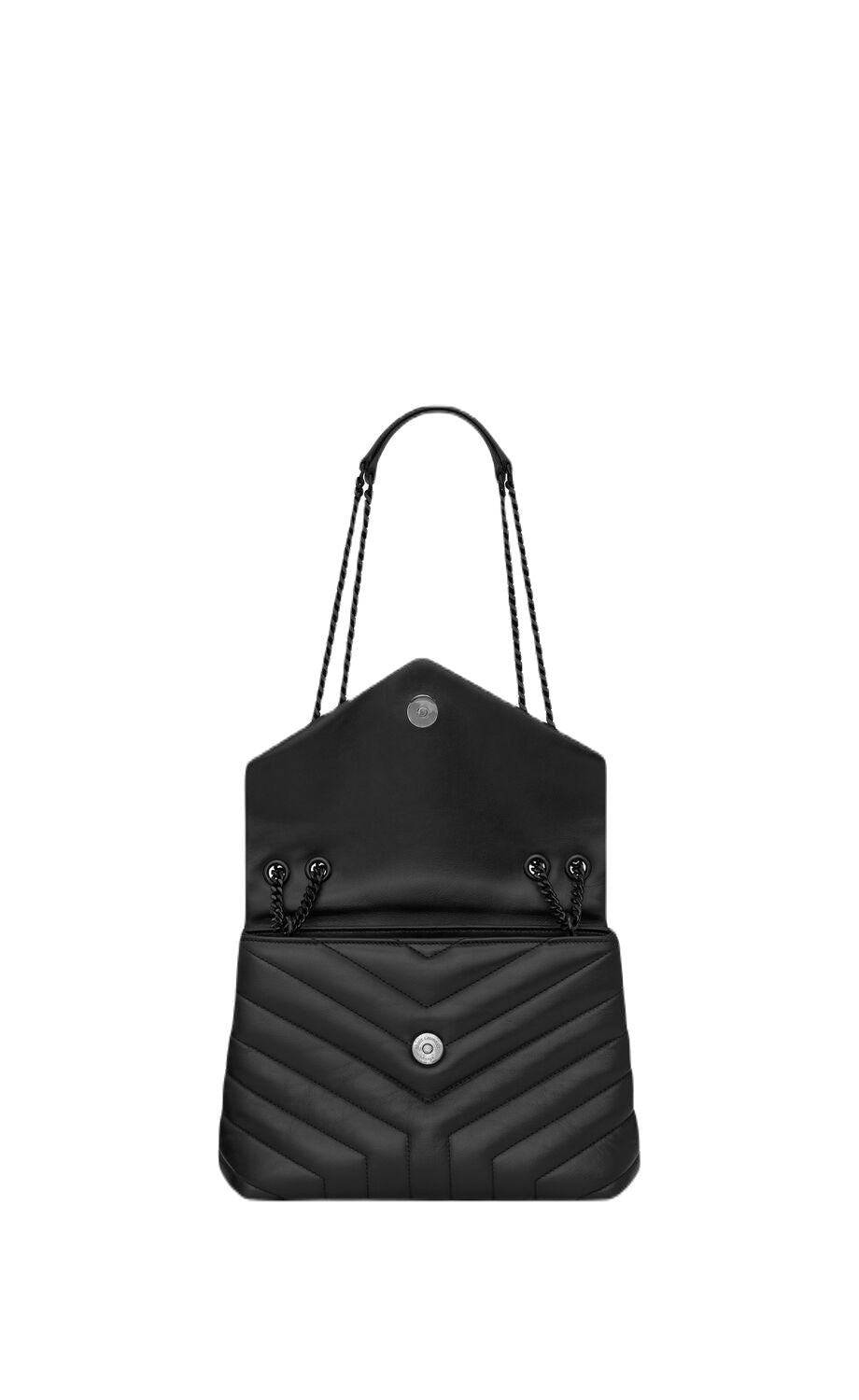 SAINT LAURENT Mini Loulou Calf Leather Crossbody Bag