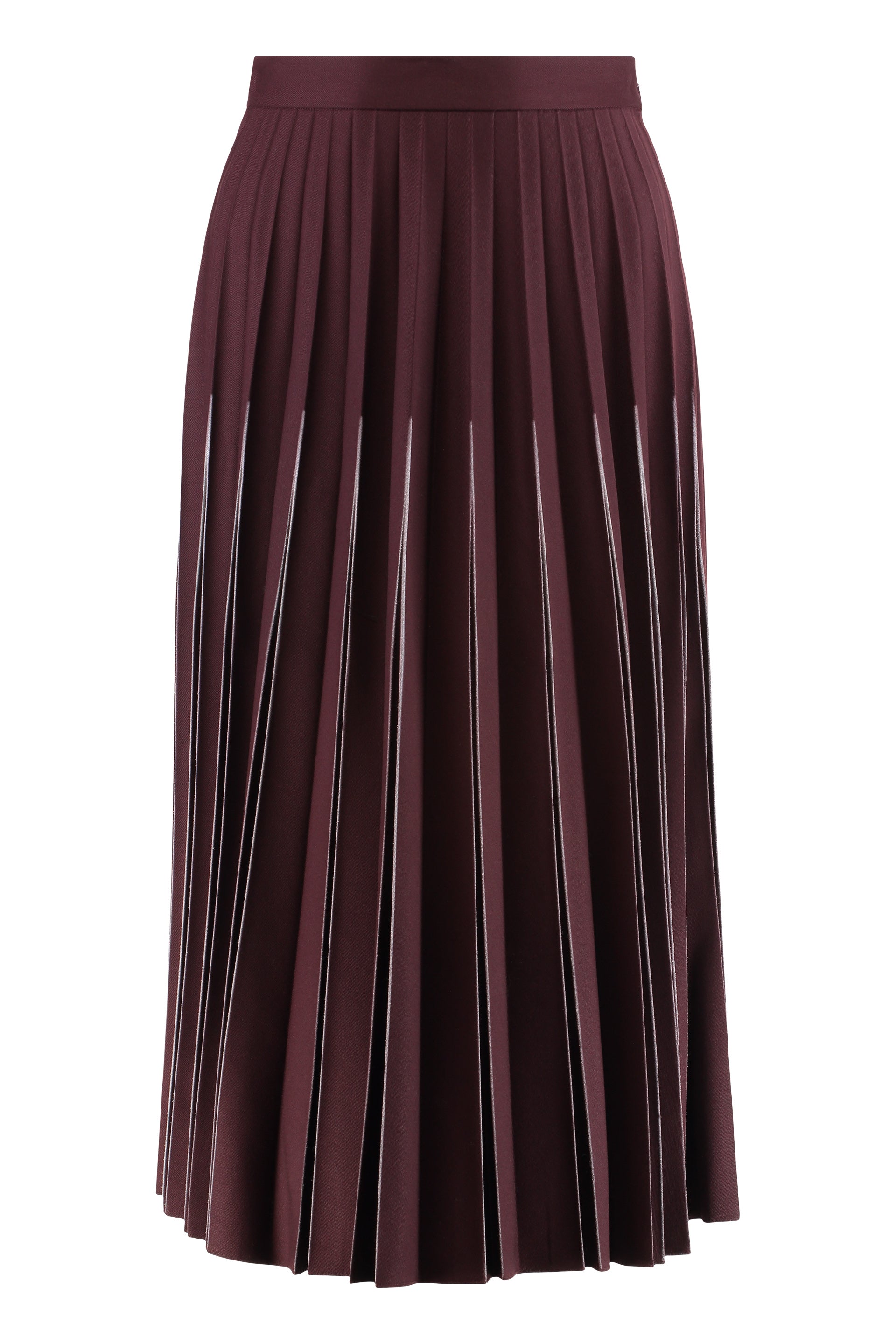BOTTEGA VENETA Pleated Flared Hem Skirt for Women