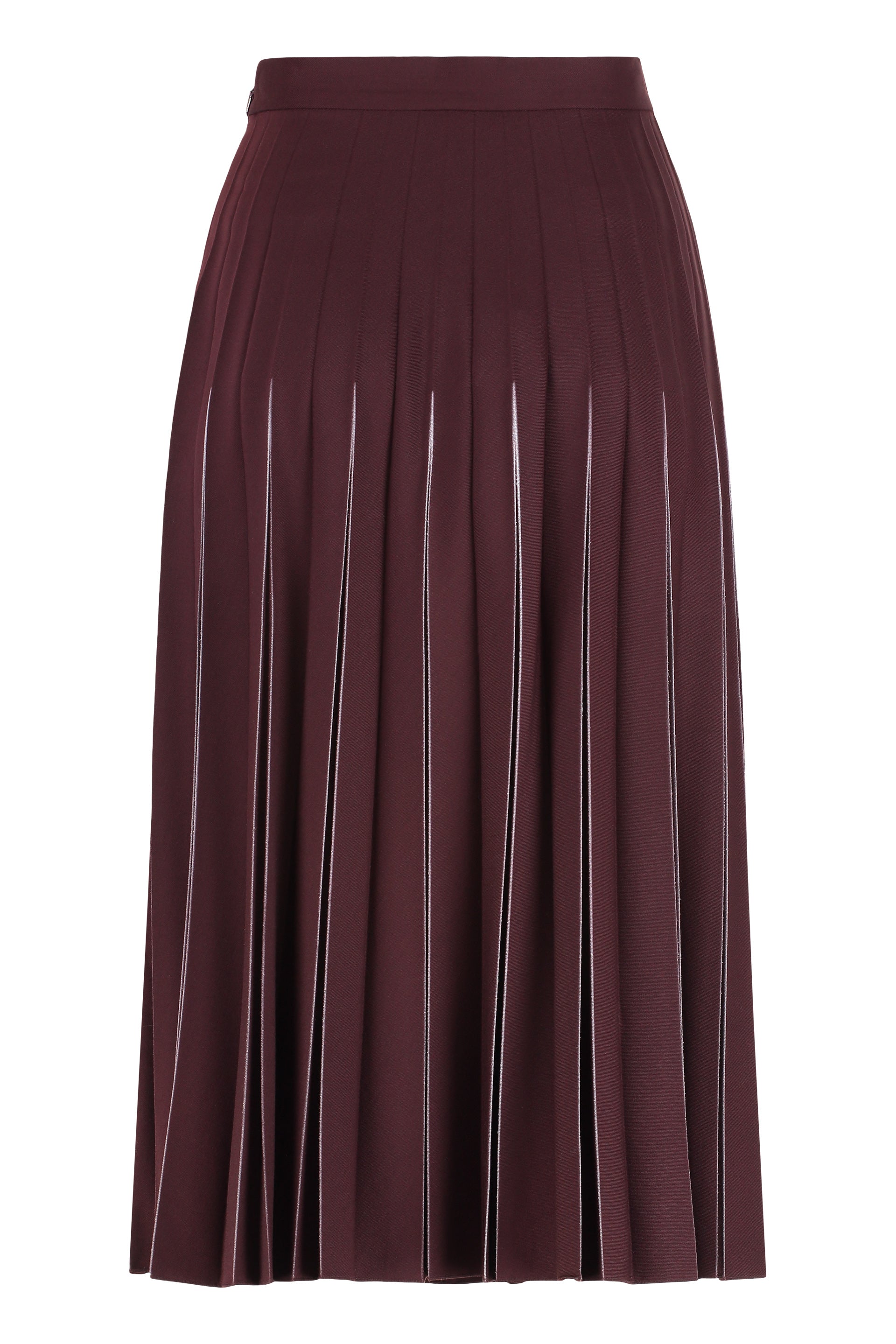 BOTTEGA VENETA Pleated Flared Hem Skirt for Women