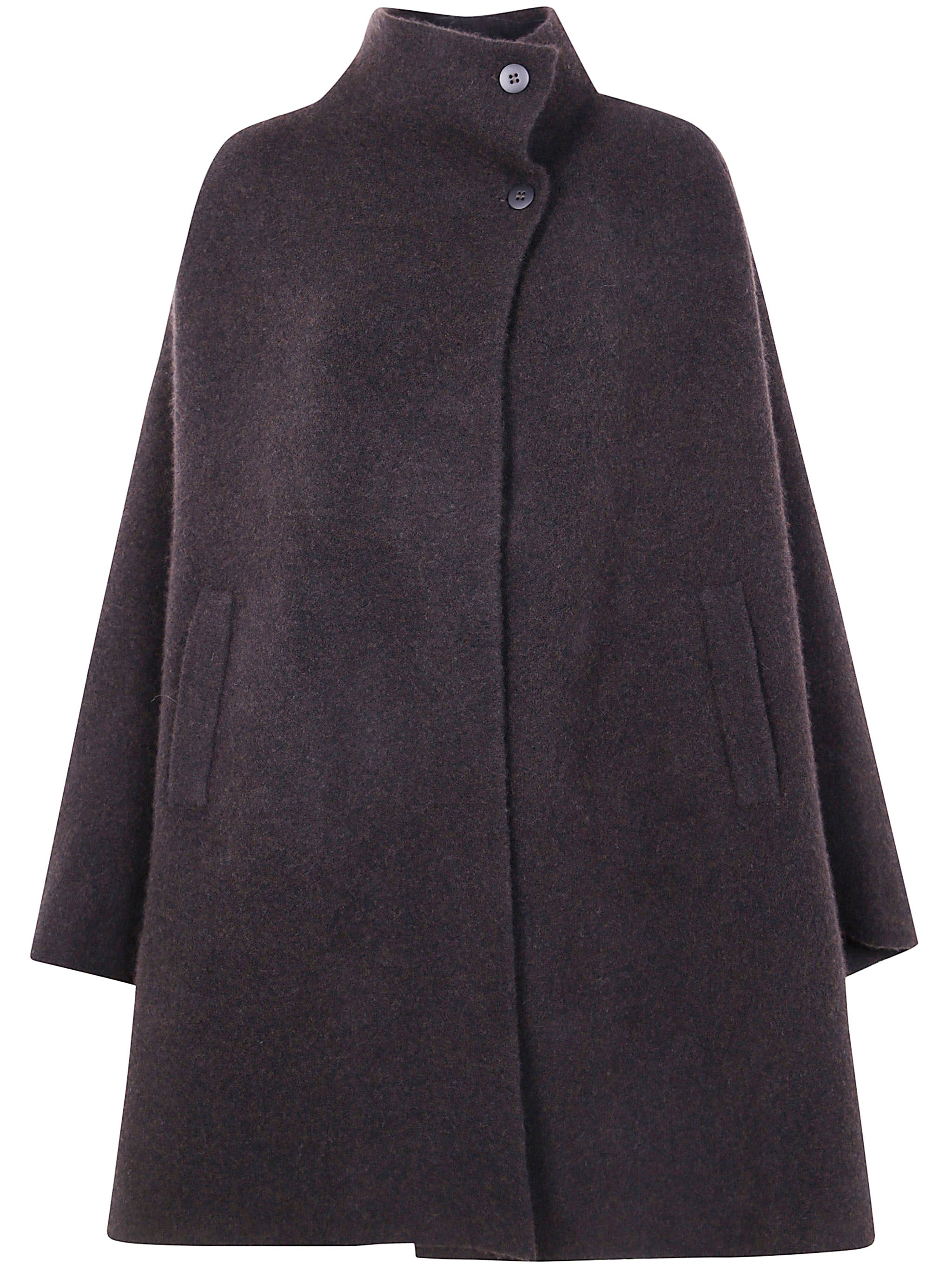 BOBOUTIC Double Breasted Wool Blend Jacket