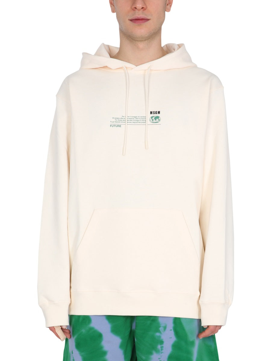 MSGM Fantastic Hoodie with Drawstring for Men