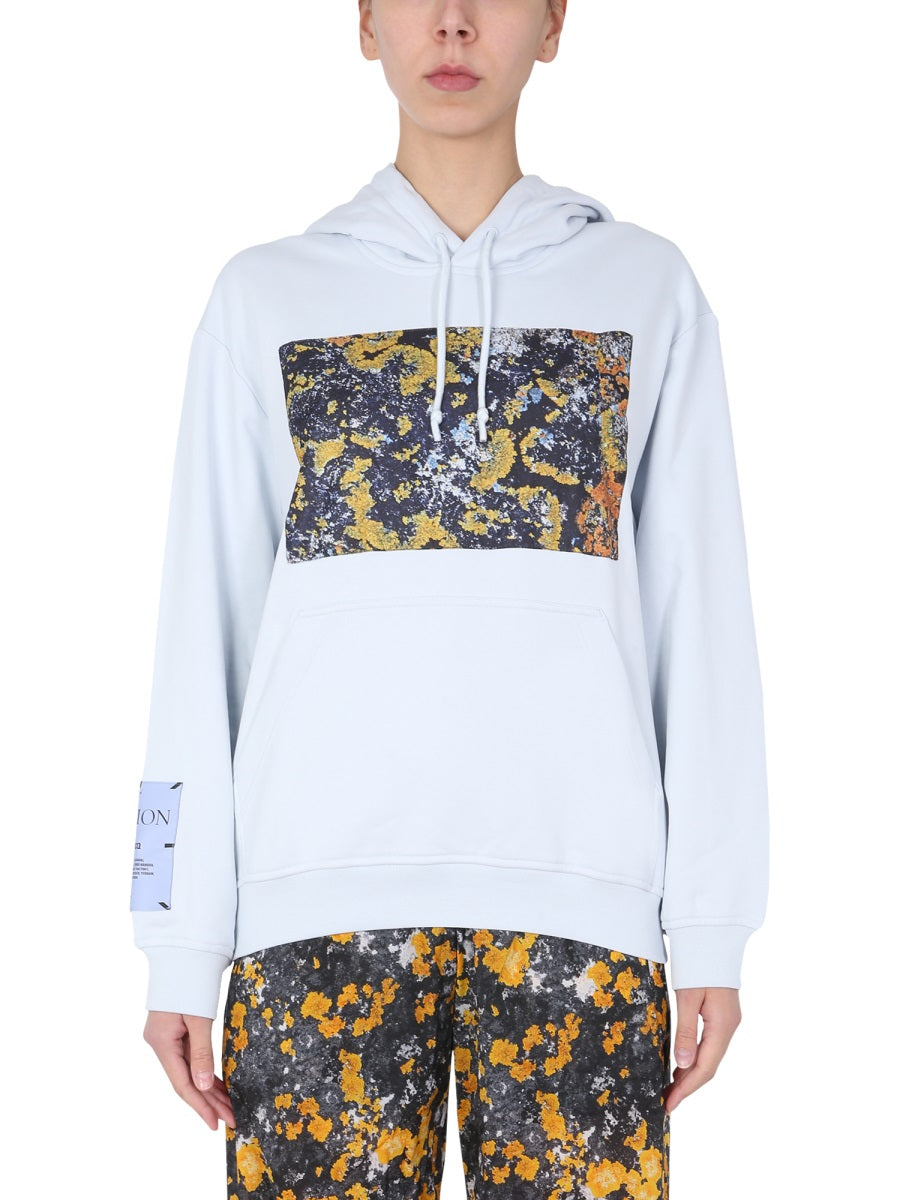 MCQ Relaxed Fit Hooded Sweatshirt for Women