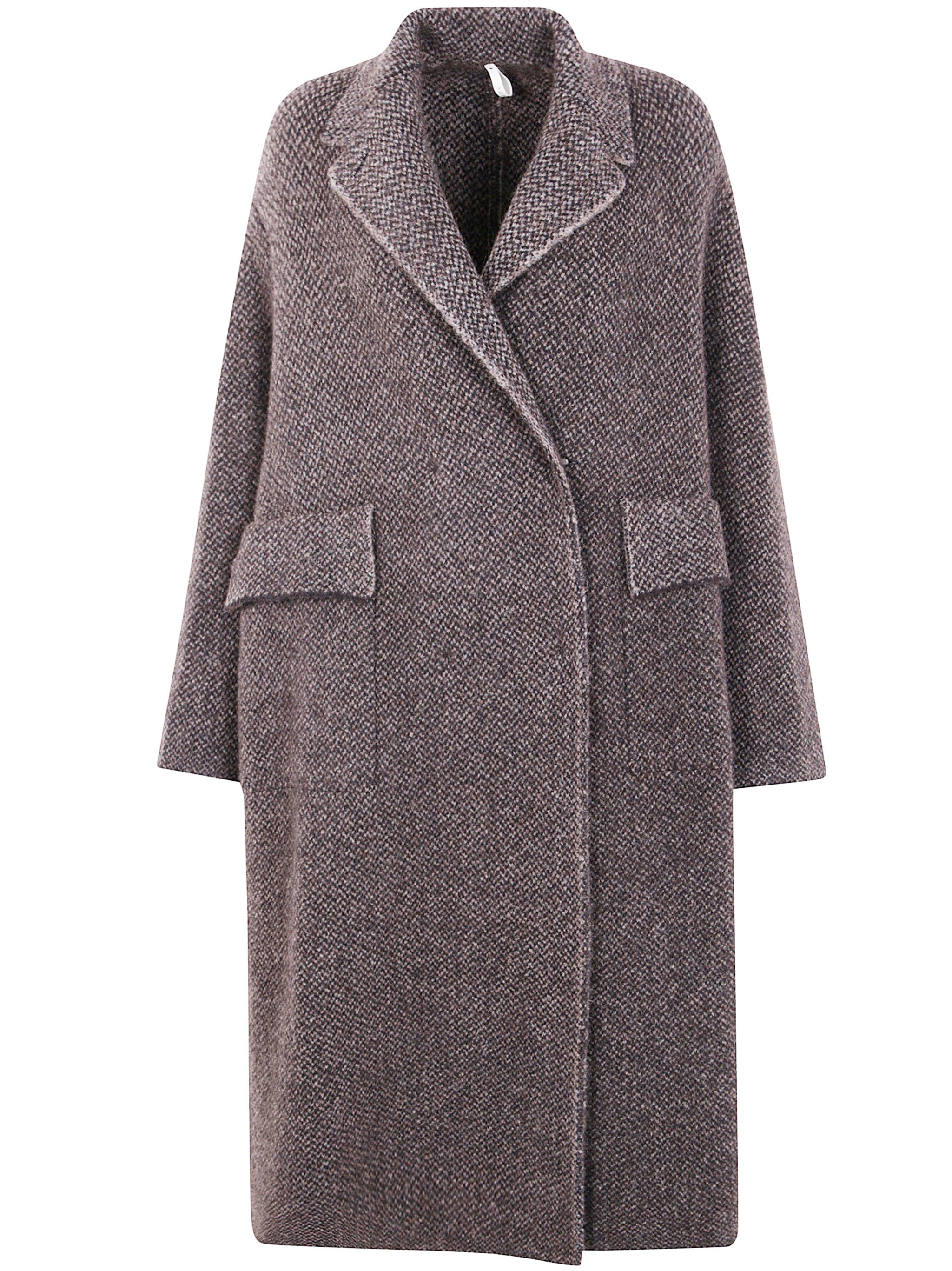 BOBOUTIC Double Breasted Wool Blend Jacket