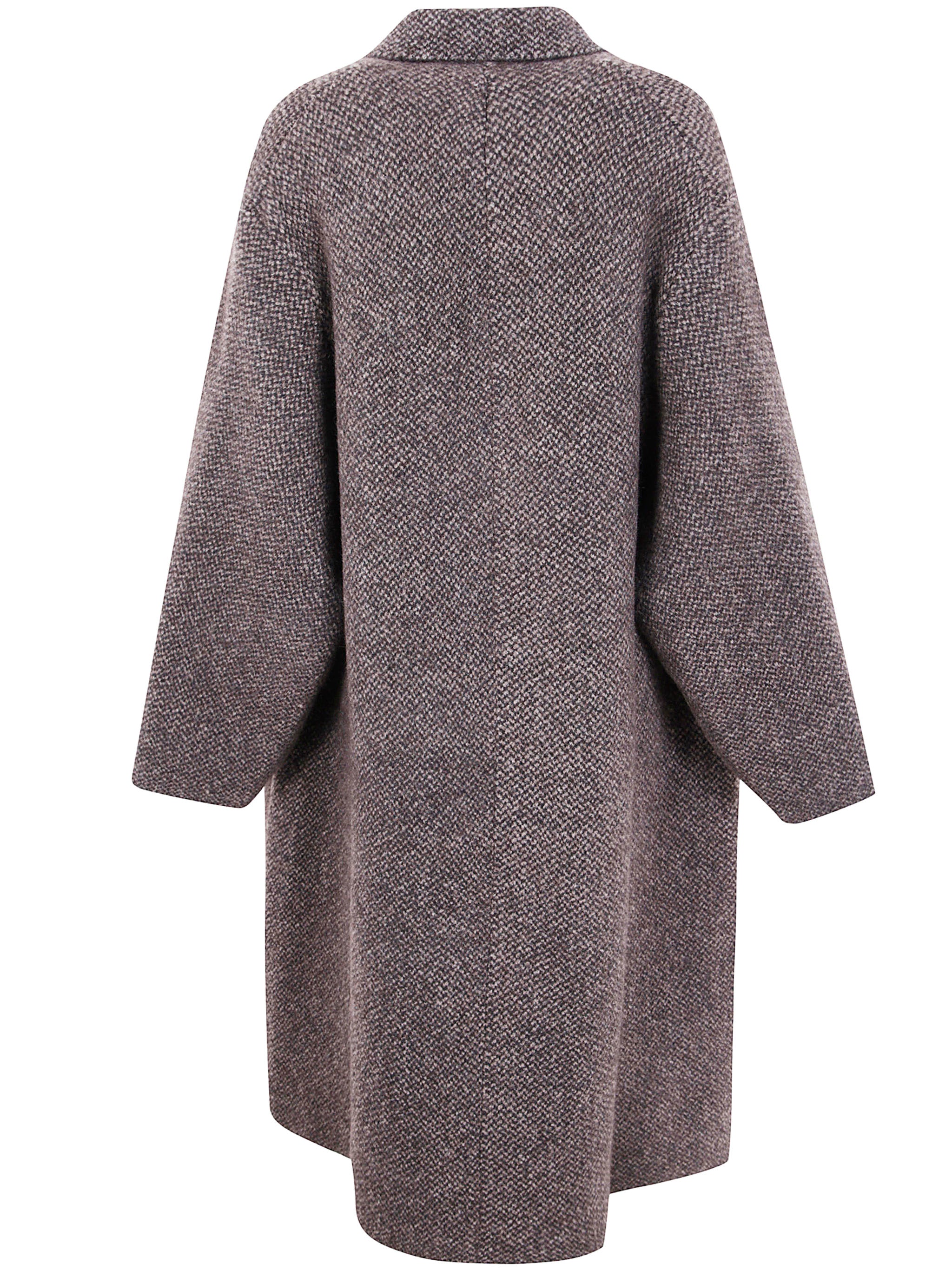 BOBOUTIC Double Breasted Wool Blend Jacket