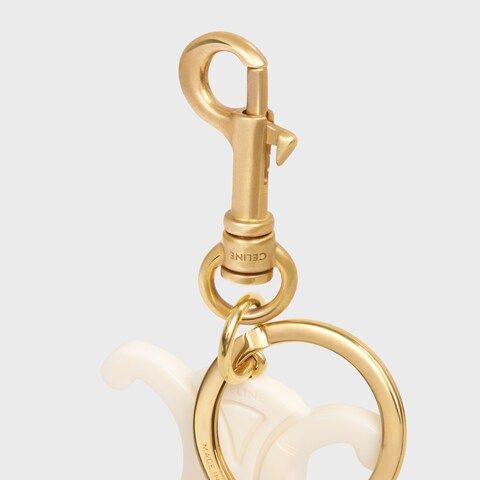 CELINE Mini Triomphe Keyring