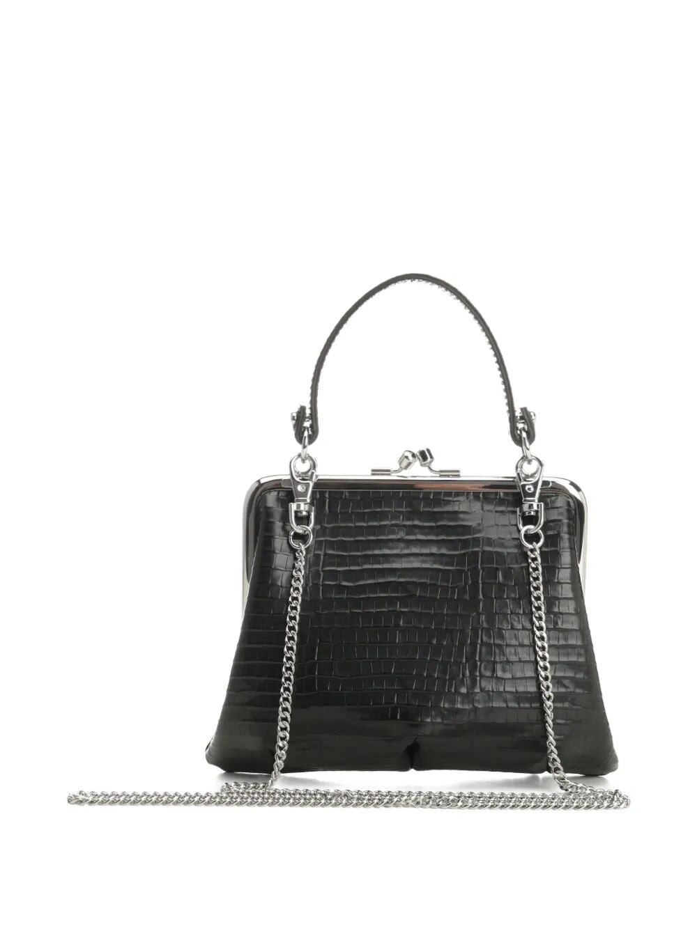 VIVIENNE WESTWOOD Crocodile-Effect Granny Frame Purse