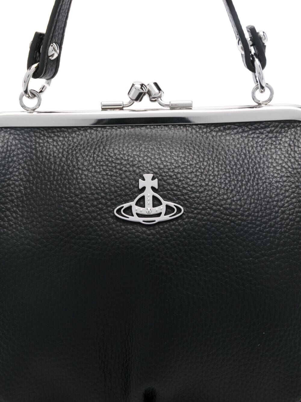 VIVIENNE WESTWOOD Granny Frame Mini Purse with Hammered Effect