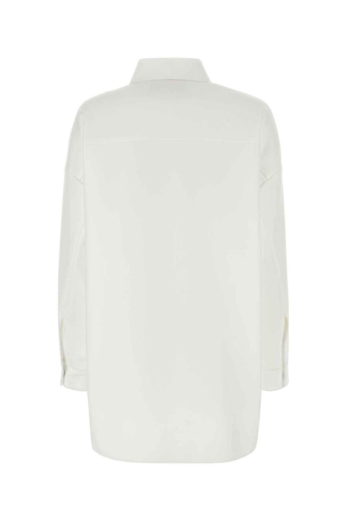 VALENTINO GARAVANI Oversize Cotton Blend Shirt for Women