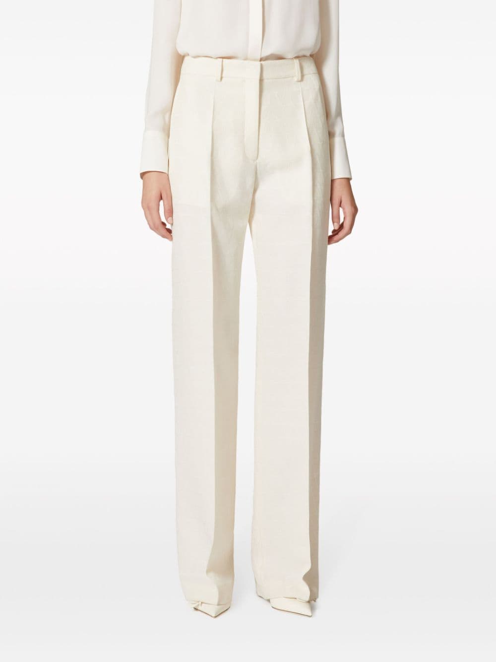 VALENTINO Elegant Crepe Pants for Women