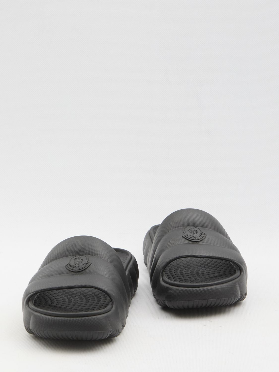 MONCLER Quilted Slide Sandals with Tonal Patch - Women's 4CM Sole