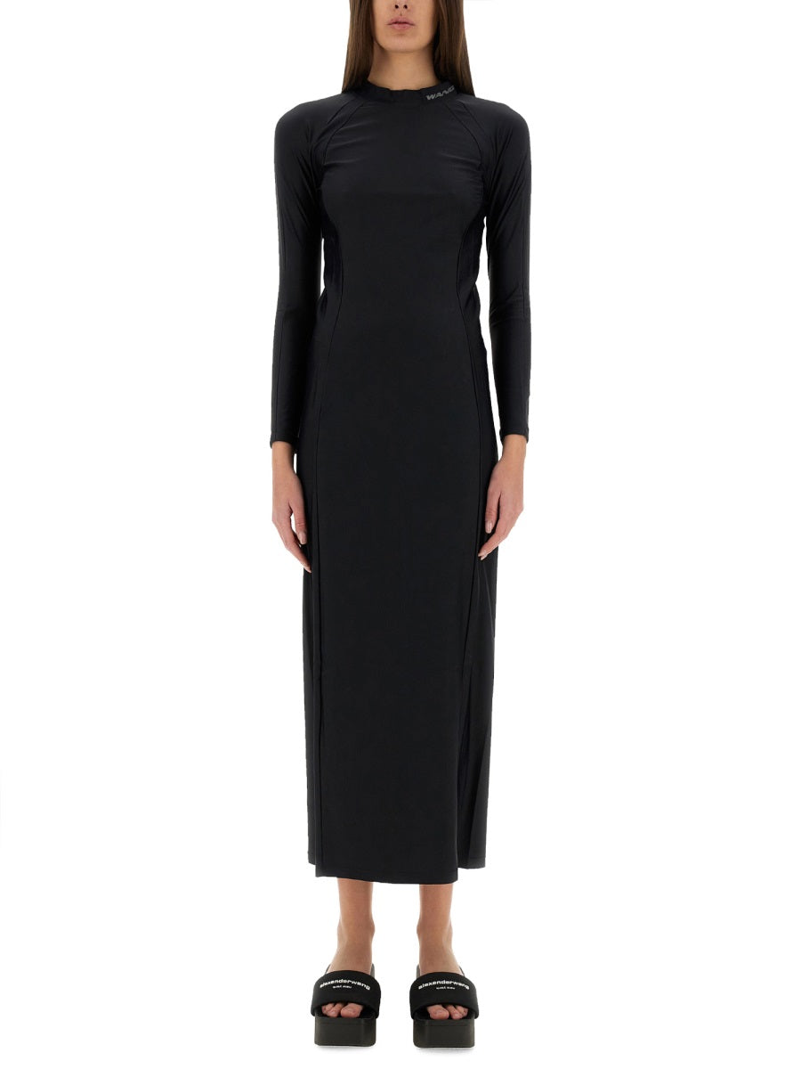 T BY ALEXANDER WANG Long Dress with Logo - Size S