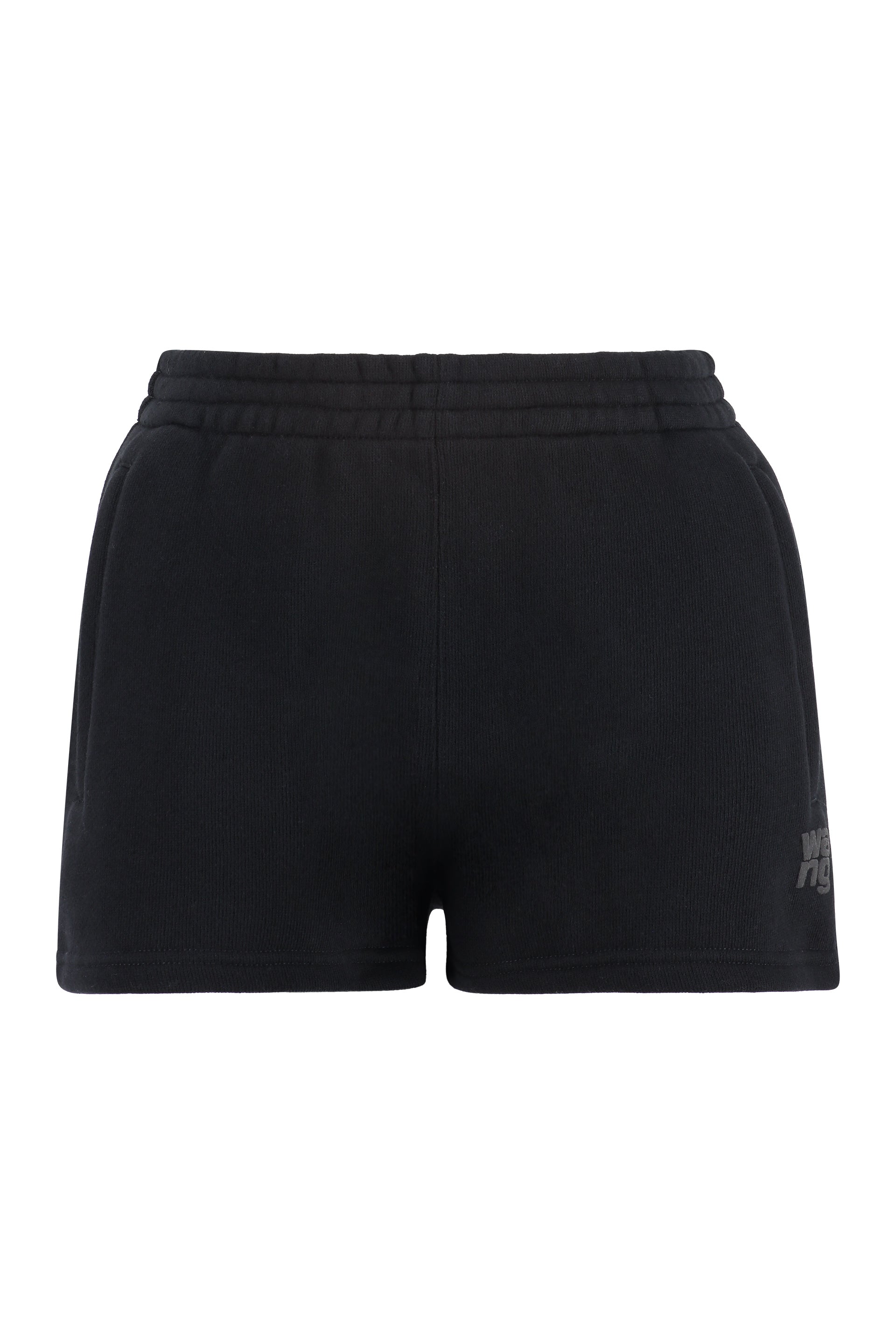 T BY ALEXANDER WANG Embroidered Logo Mini Shorts for Women