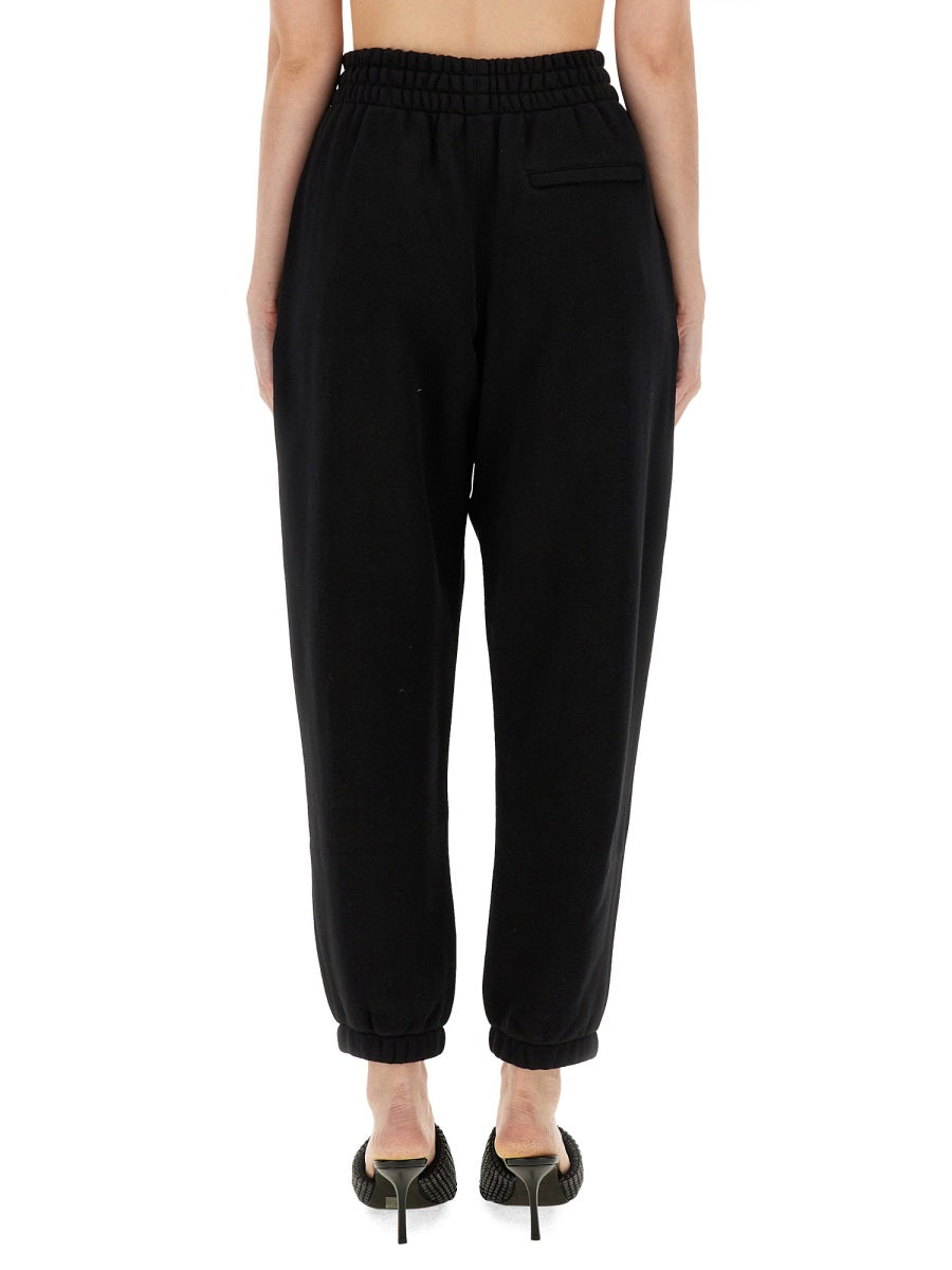 T BY ALEXANDER WANG Chic Women's Jogging Pants with Logo - Size S
