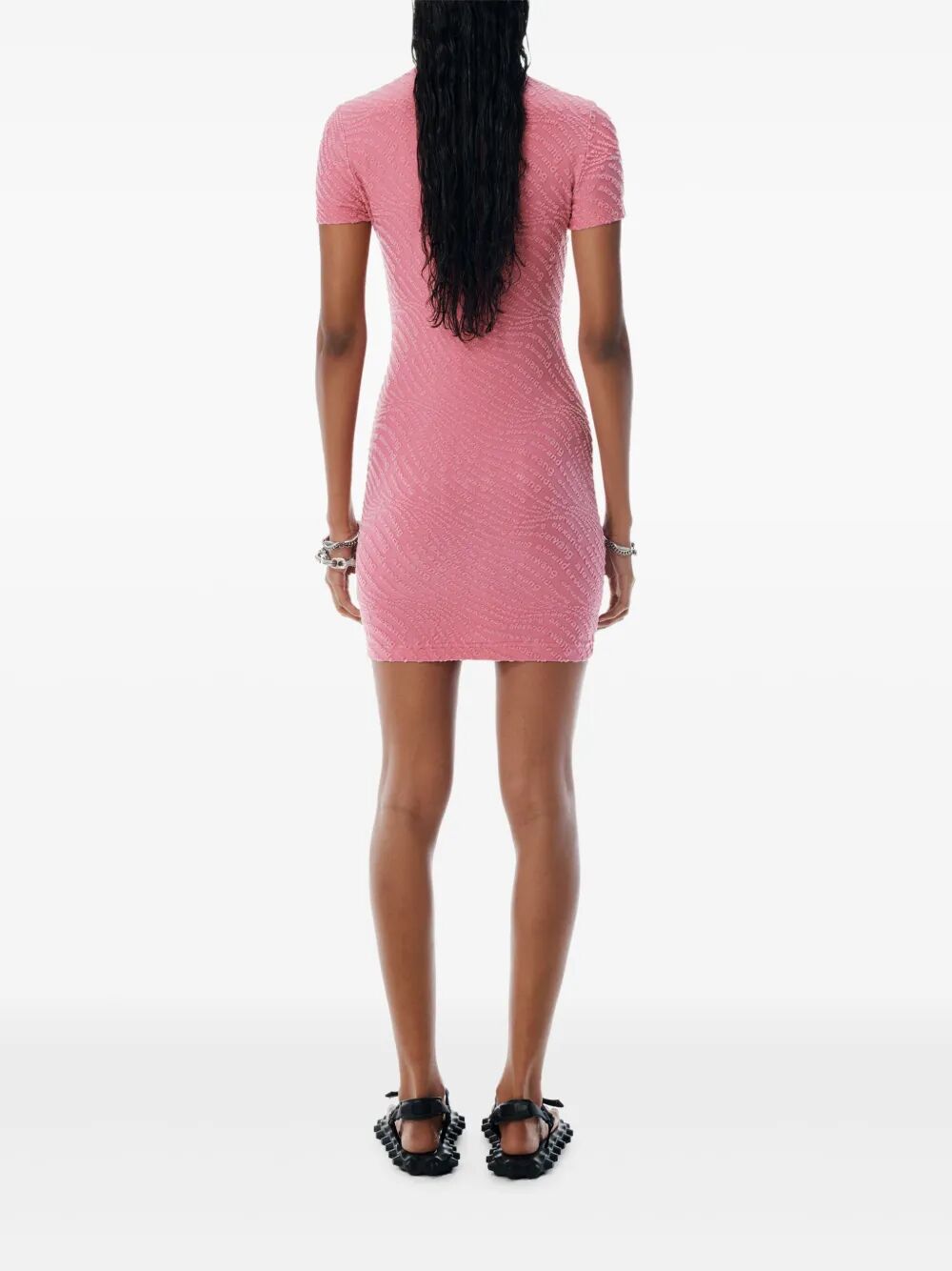 T BY ALEXANDER WANG Jacquard Logo Mini Dress for Women