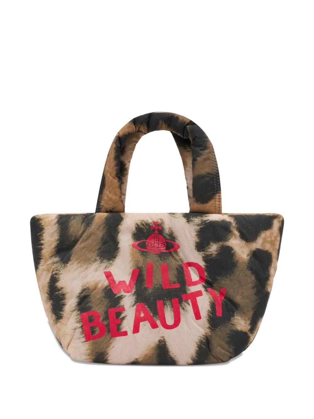 VIVIENNE WESTWOOD Leopard-Print Tote Handbag