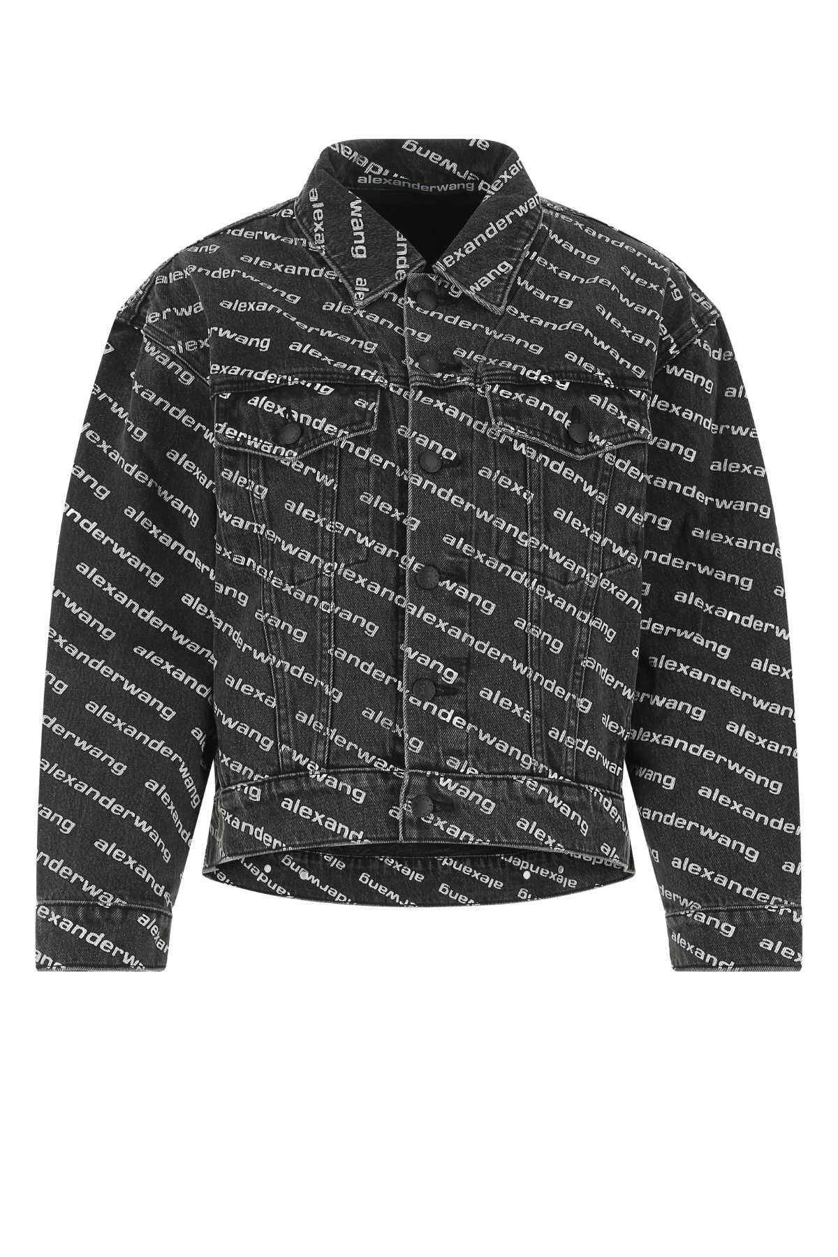 ALEXANDER WANG Printed Denim Jacket for Women - SS25