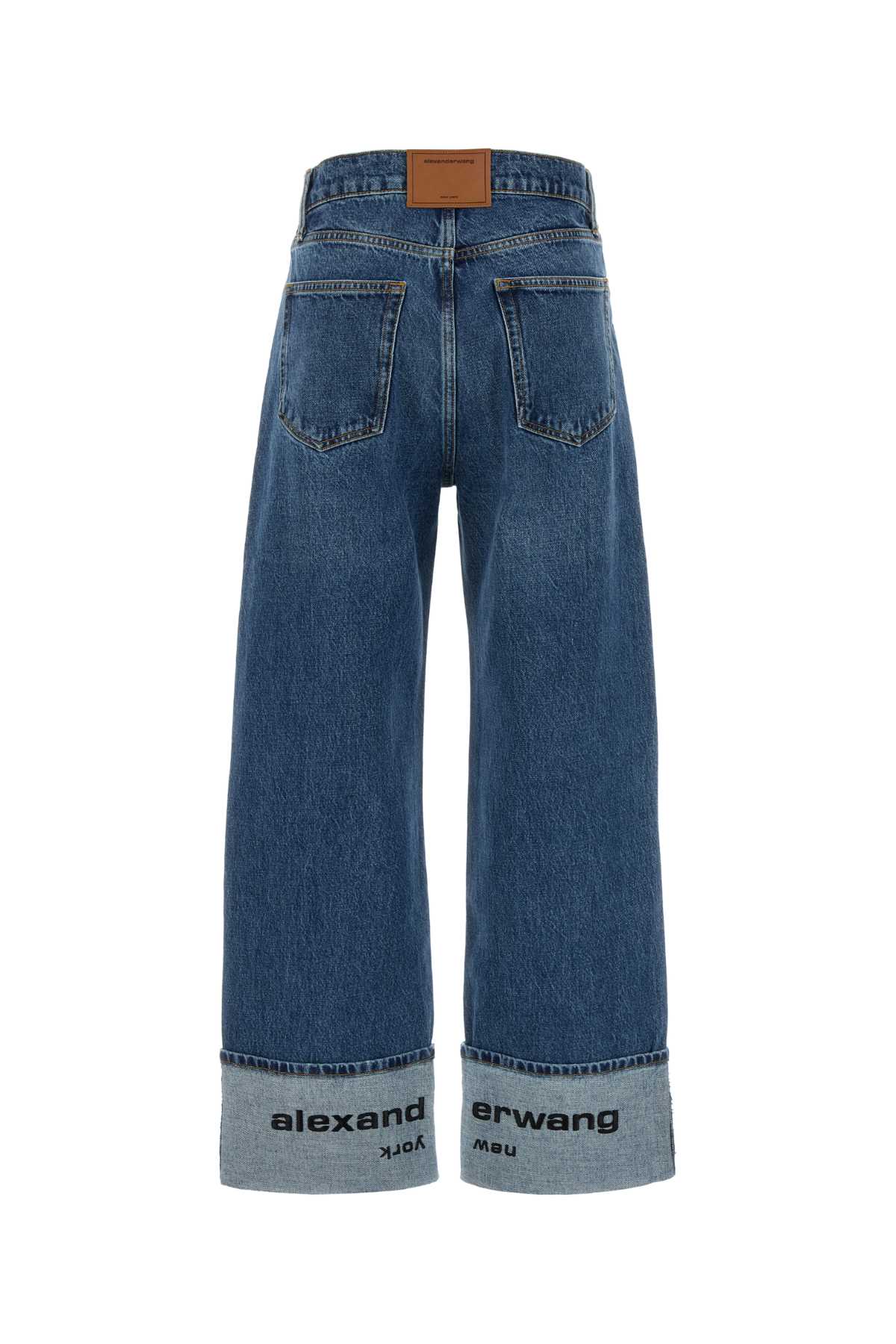 ALEXANDER WANG Logo-Embroidered Mid-Rise Jeans - Size 26
