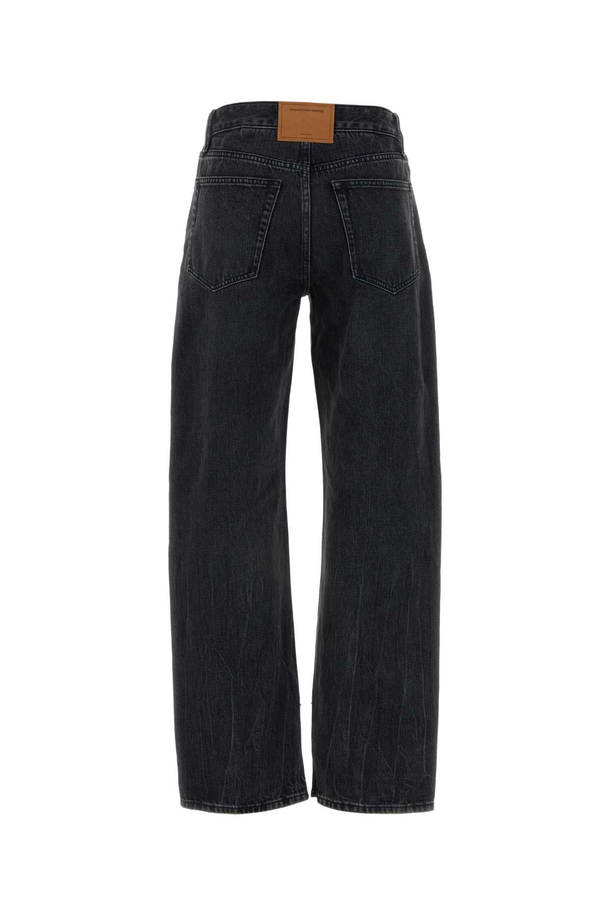 ALEXANDER WANG Slit Hem Mini Denim Jeans
