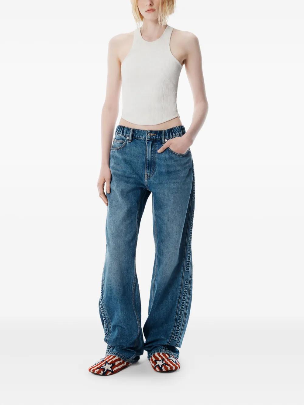 ALEXANDER WANG Balloon Trousers with Logo Detailing