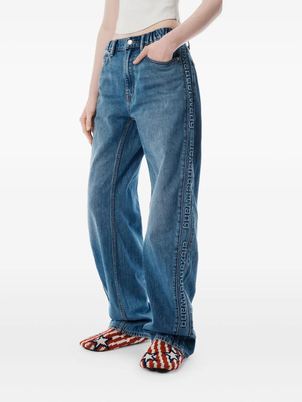 ALEXANDER WANG Balloon Trousers with Logo Detailing