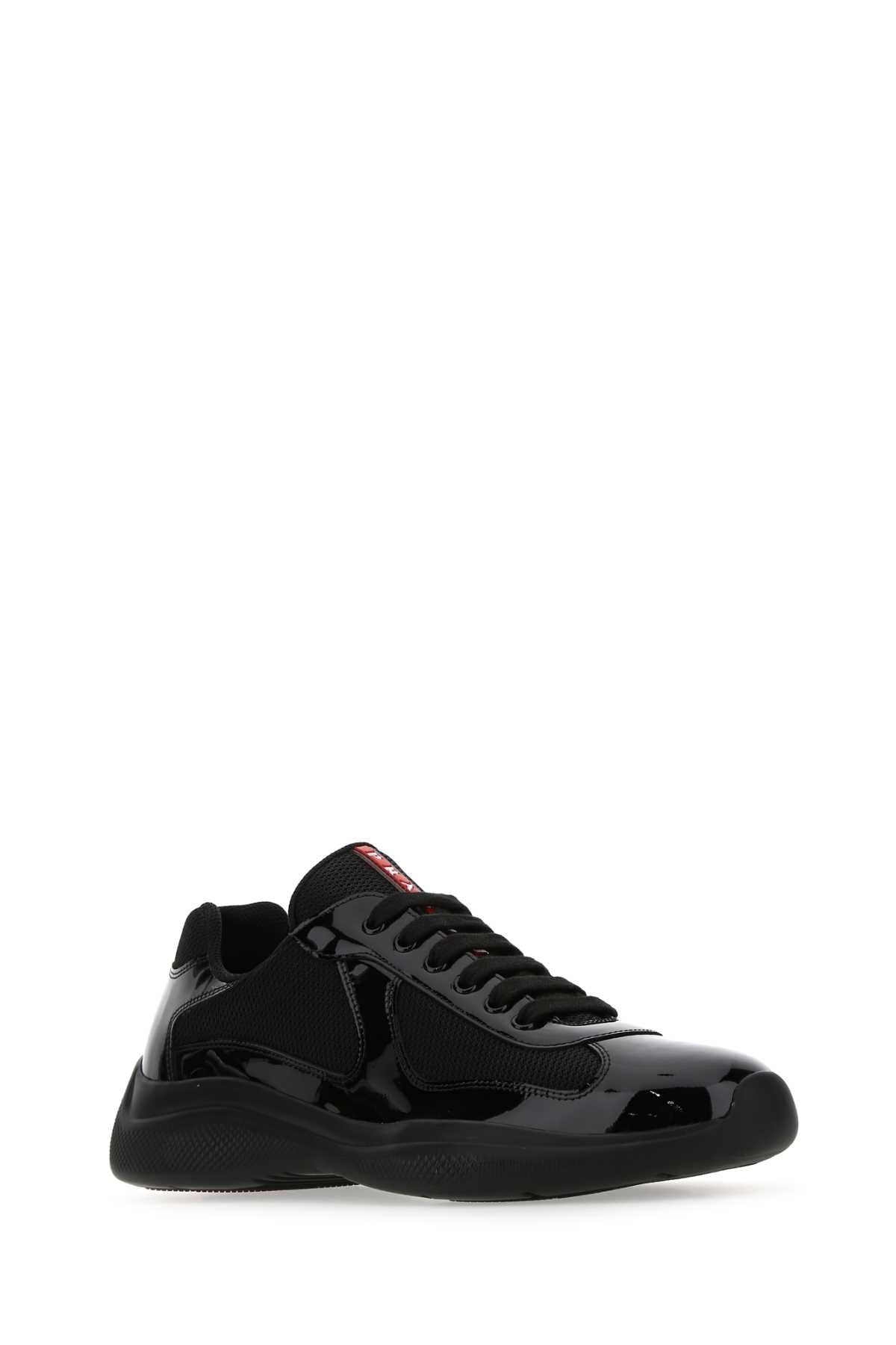 PRADA America's Cup Fabric and Leather Sneakers for Men
