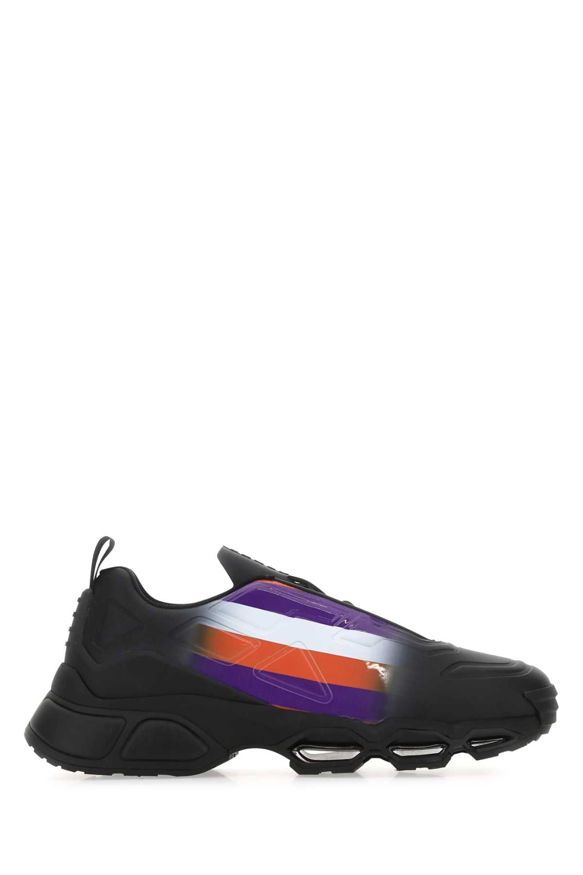 PRADA Rubber Collision Cross Sneakers for Men