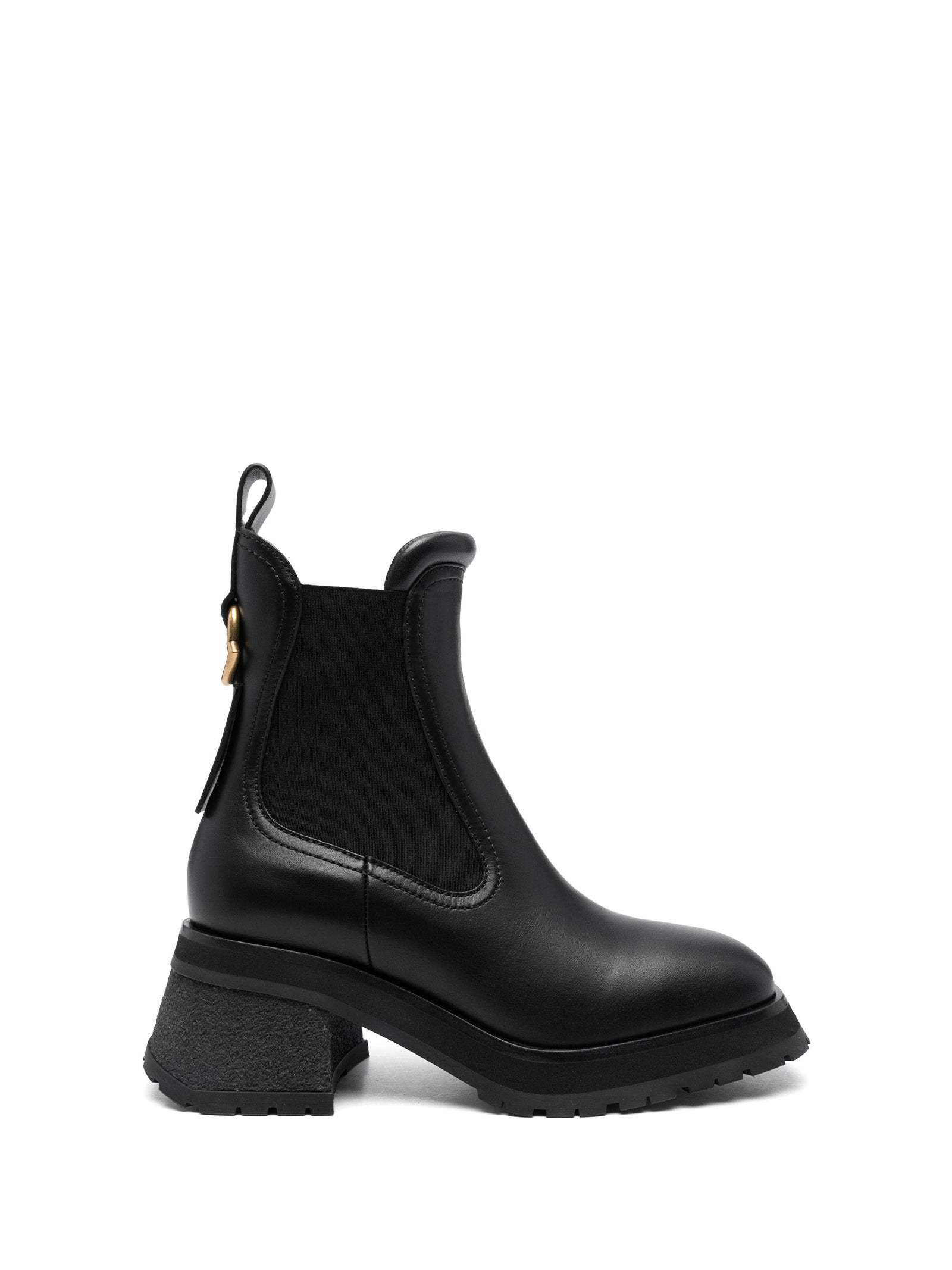 MONCLER Elegant Leather Boot for Women - FW24 Collection