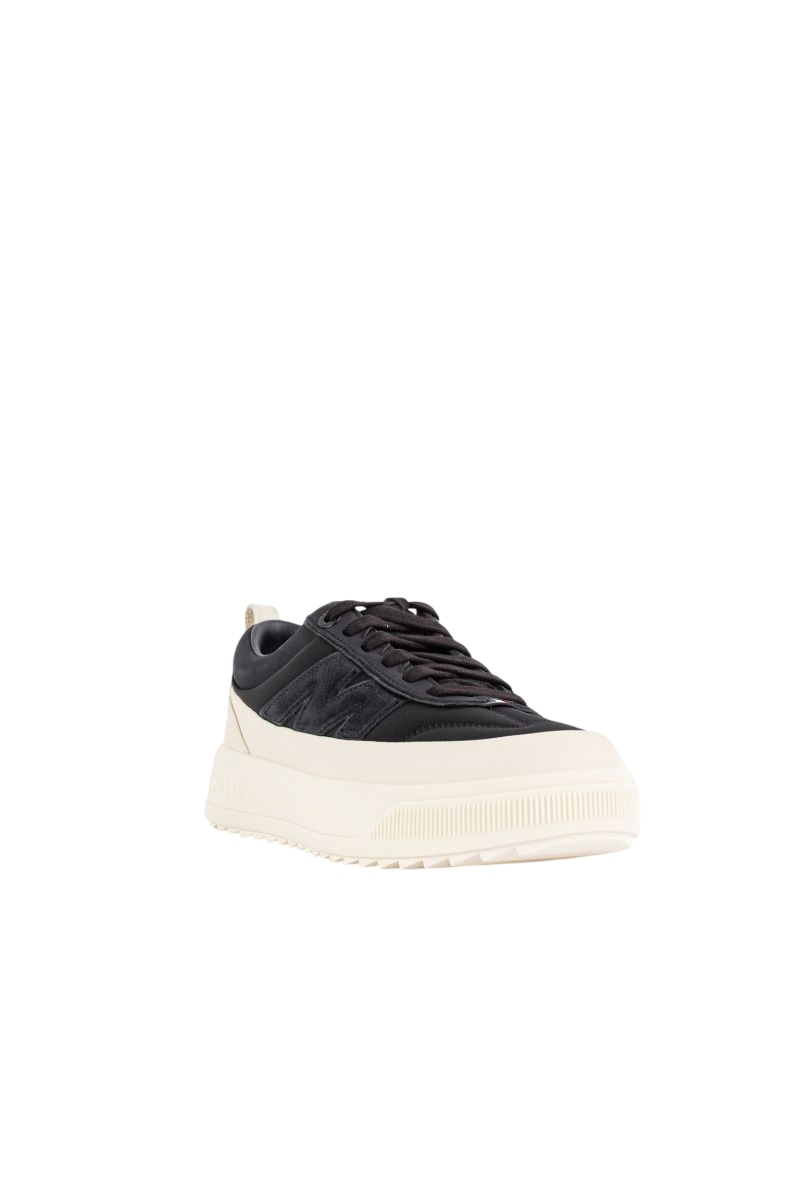 MONCLER Womens Mini Pulse Leather Sneakers