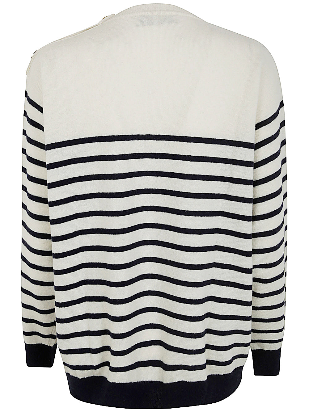 BLUMARINE Ribbed Crewneck Sweater