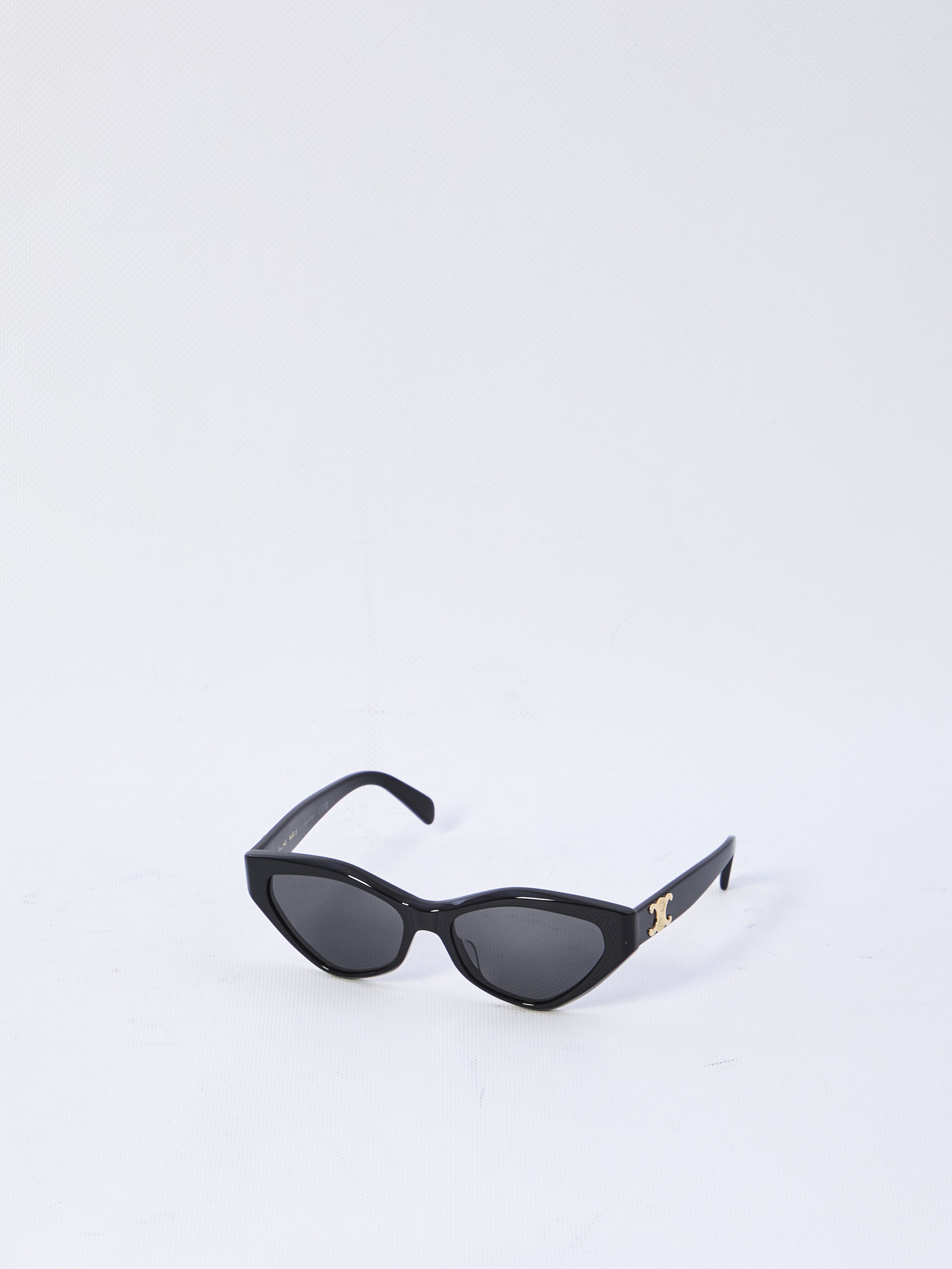 CELINE Cat-Eye Sunglasses with Gold Signature - 5.6 cm Lens Width