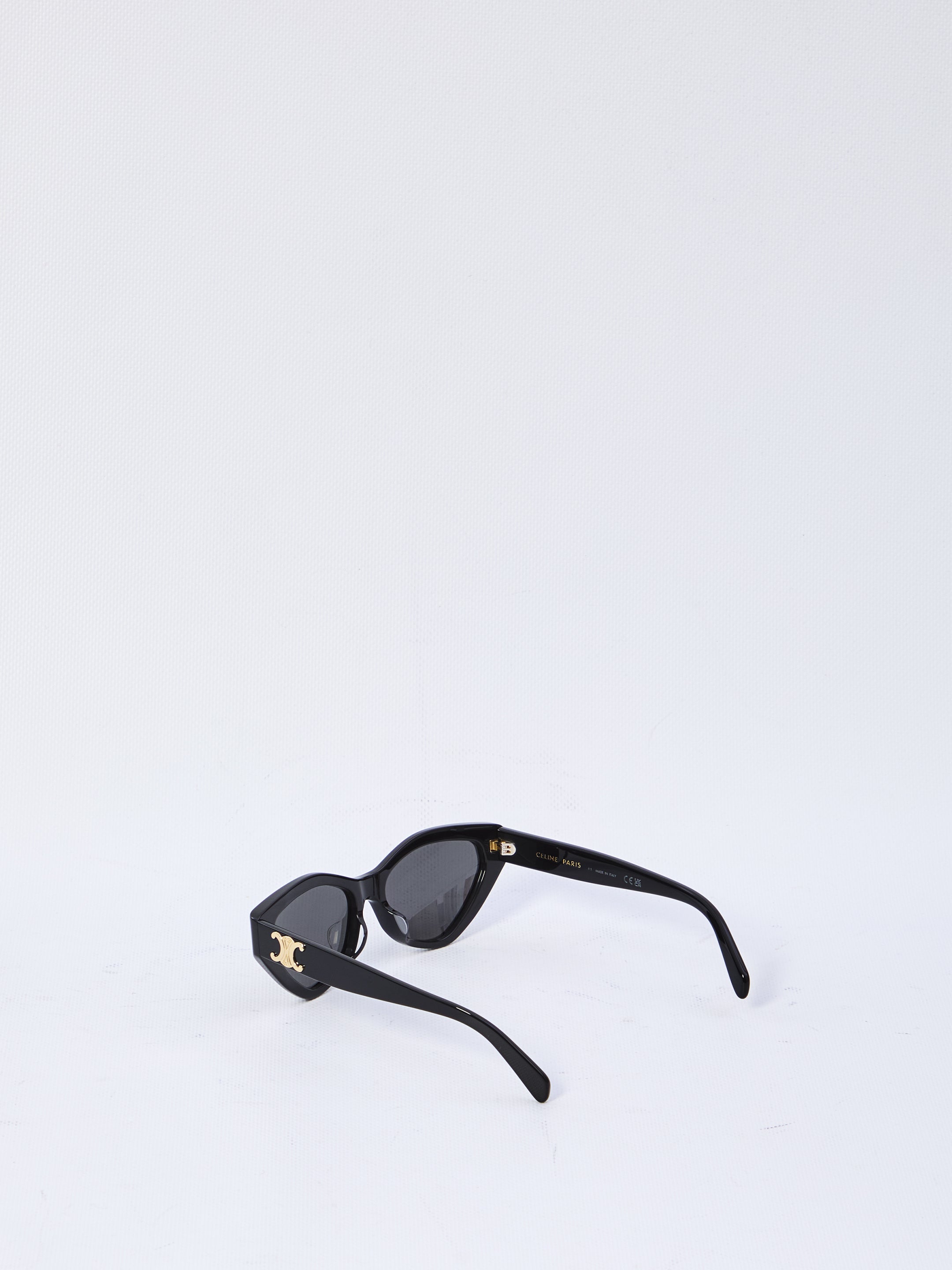 CELINE Cat-Eye Sunglasses with Gold Signature - 5.6 cm Lens Width