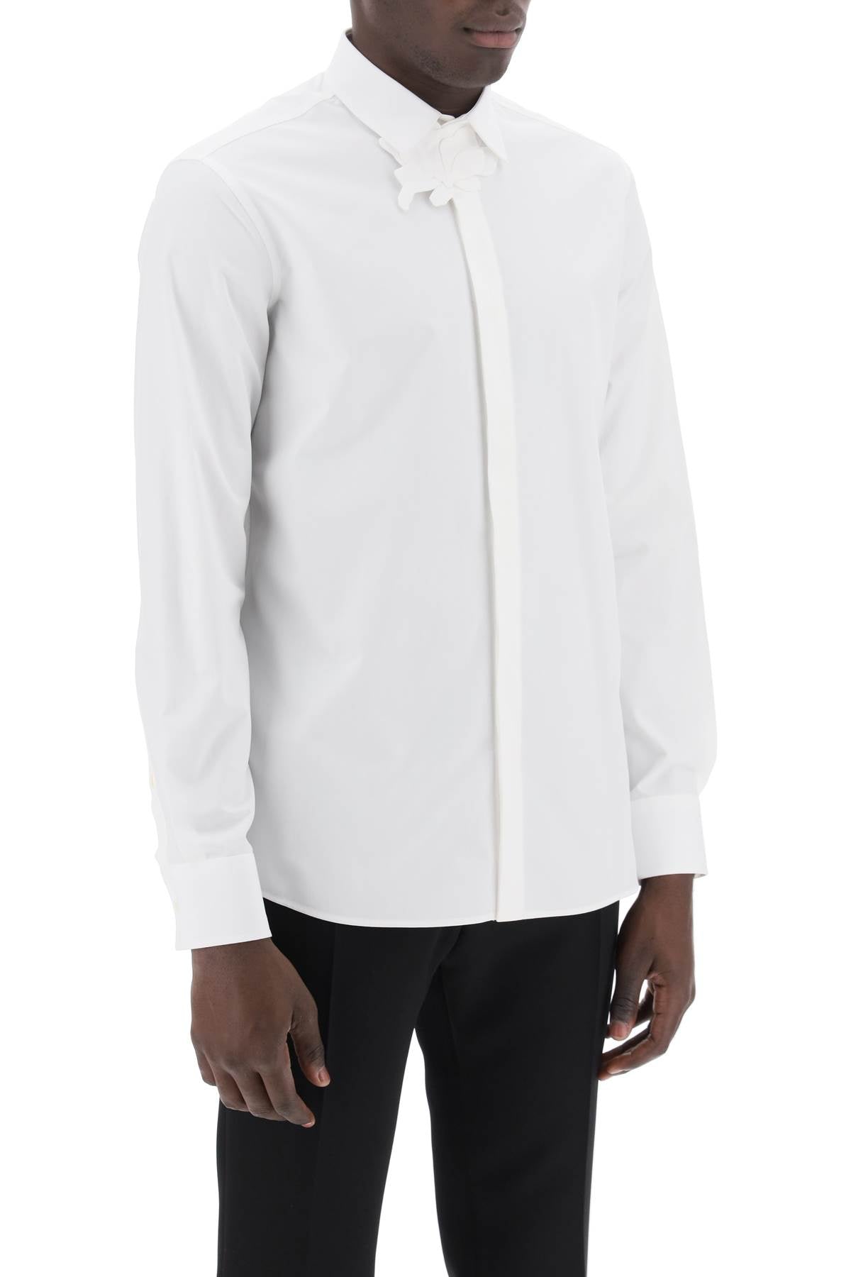 VALENTINO GARAVANI Classic Pope Linen Shirt for Men