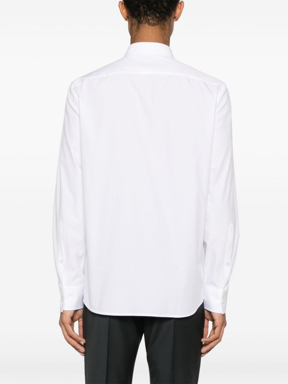 VALENTINO GARAVANI Luxury Cotton Slim Fit Shirt with Cut-Out Logo
