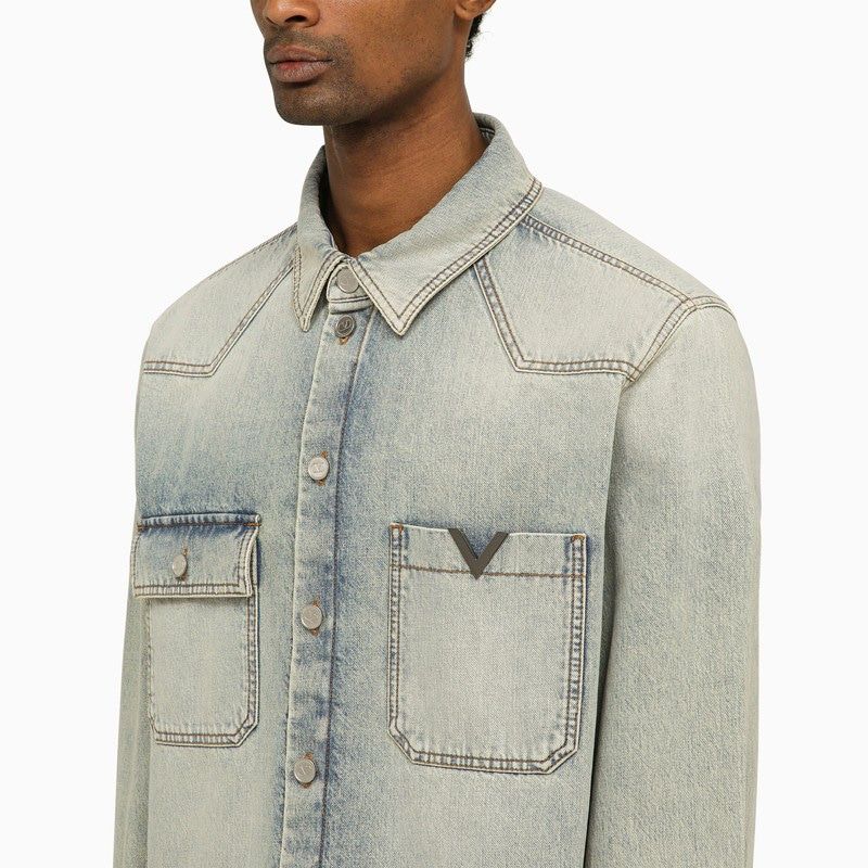 VALENTINO GARAVANI Classic Denim Shirt for Men - SS24 Collection