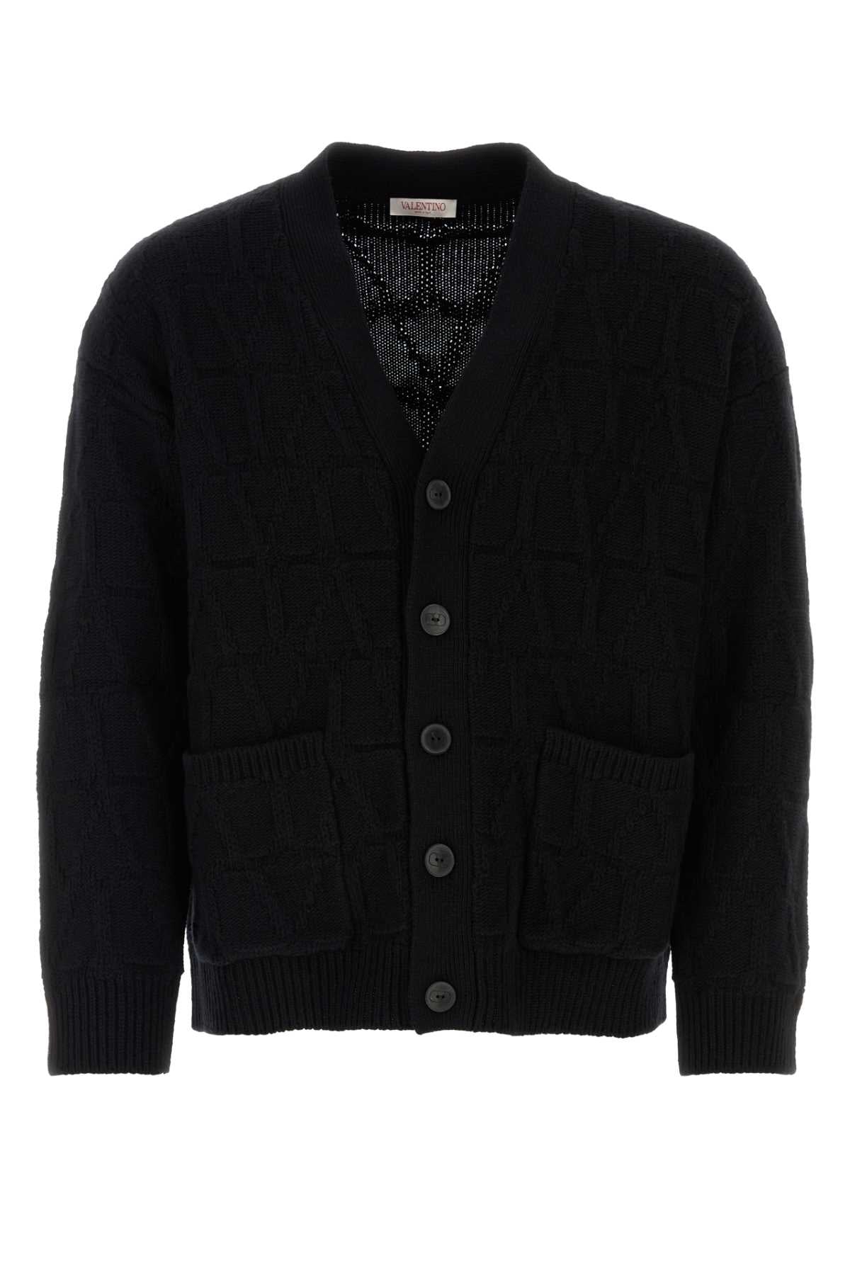 VALENTINO GARAVANI Men's Mini Wool Cardigan - SS24 Collection