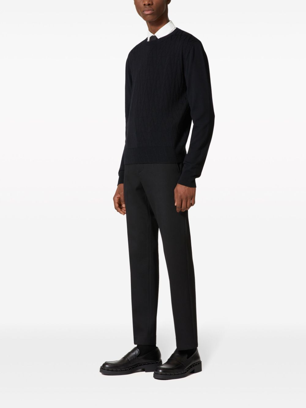 VALENTINO GARAVANI Premium Wool Knit Sweater for Men - SS24