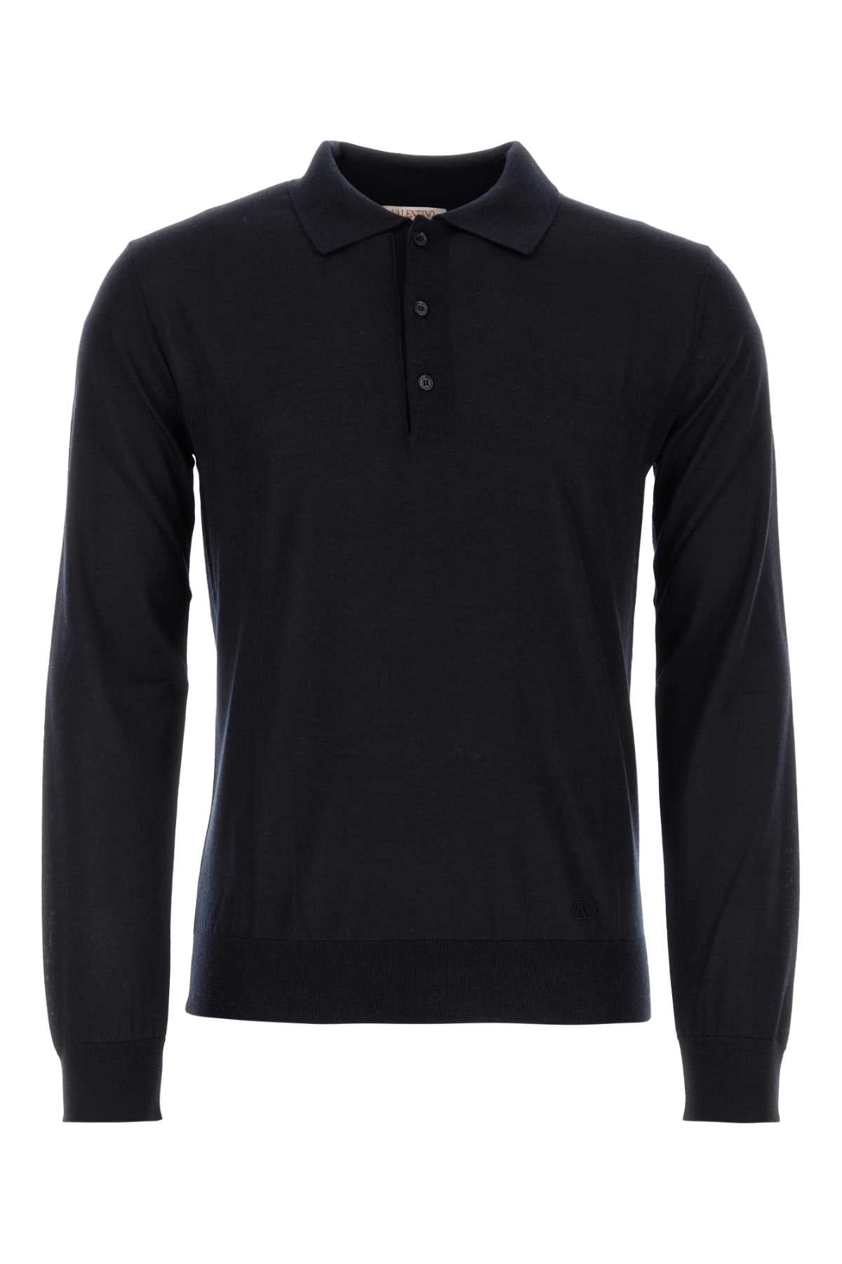 VALENTINO GARAVANI Luxurious Cashmere Blend Polo Shirt for Men