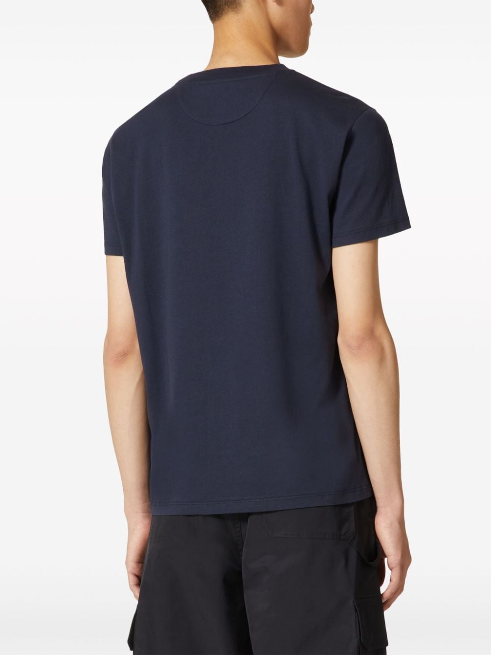 VALENTINO Cotton Appliqué Crewneck T-Shirt