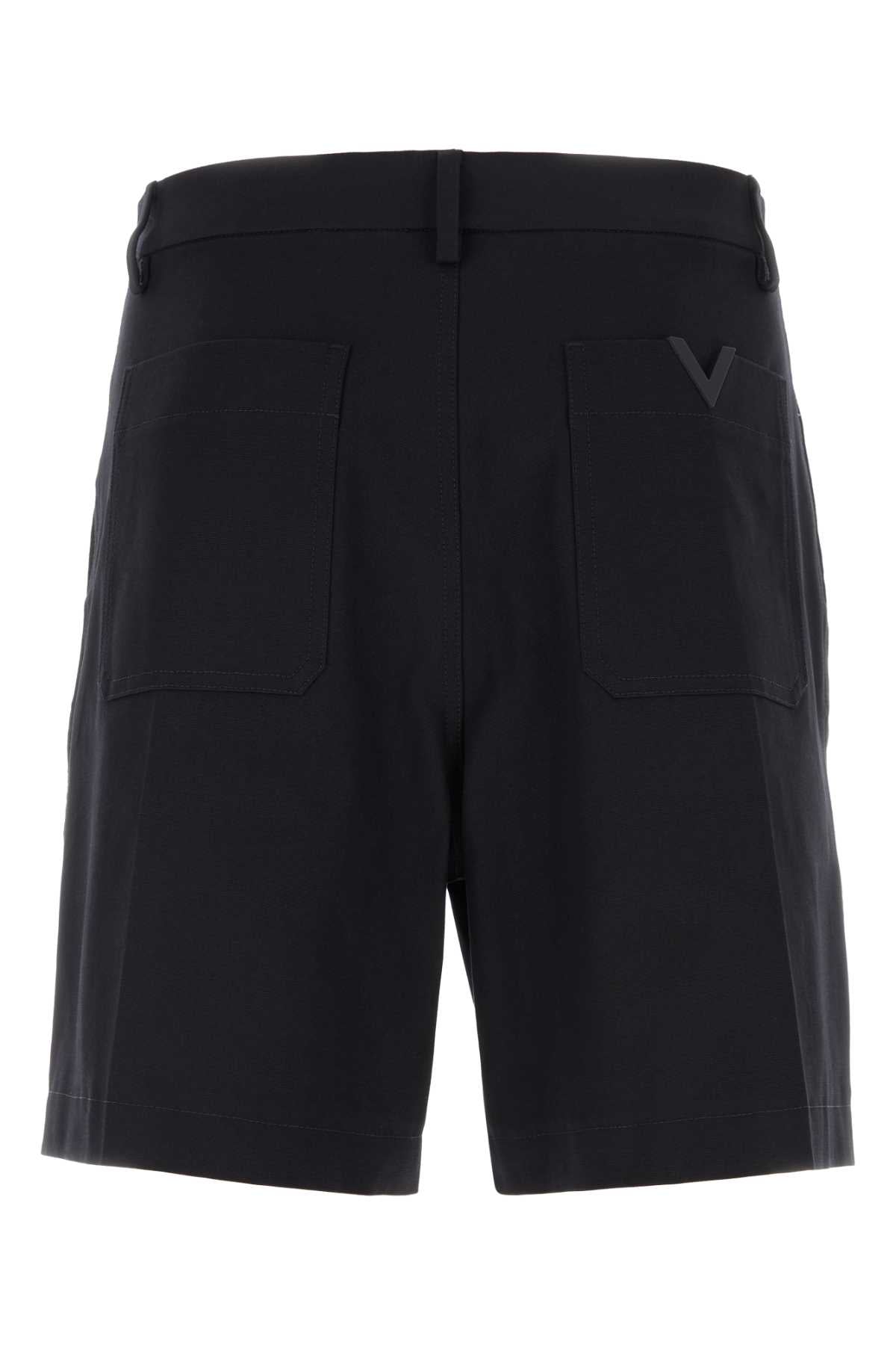 VALENTINO GARAVANI Stretch Cotton Bermuda Shorts for Men - SS24
