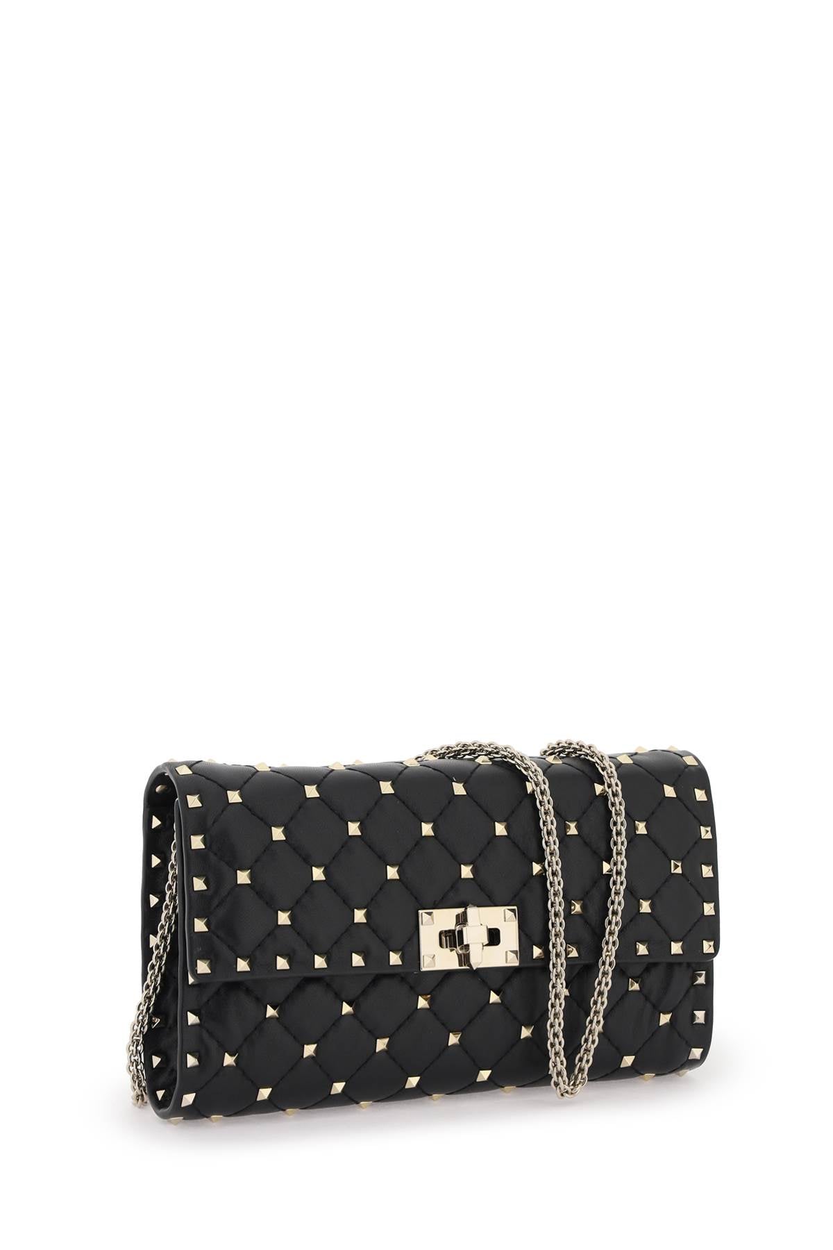 VALENTINO GARAVANI Mini Nappa Leather Rockstud Spike Clutch