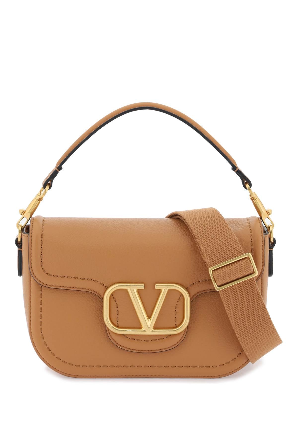 VALENTINO GARAVANI Leather Alltime Shoulder Handbag