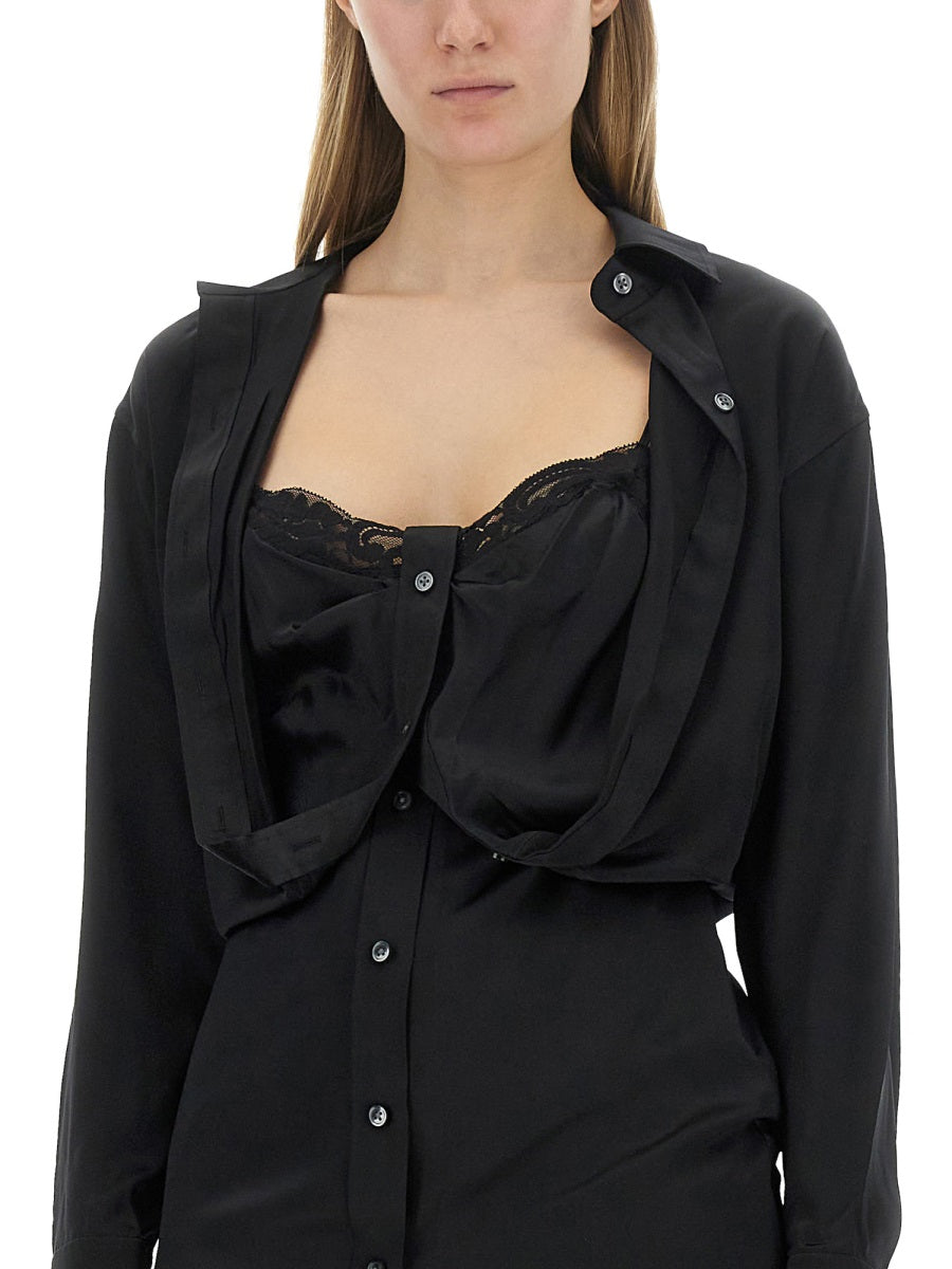 T BY ALEXANDER WANG Elegant Women's Silk Suit