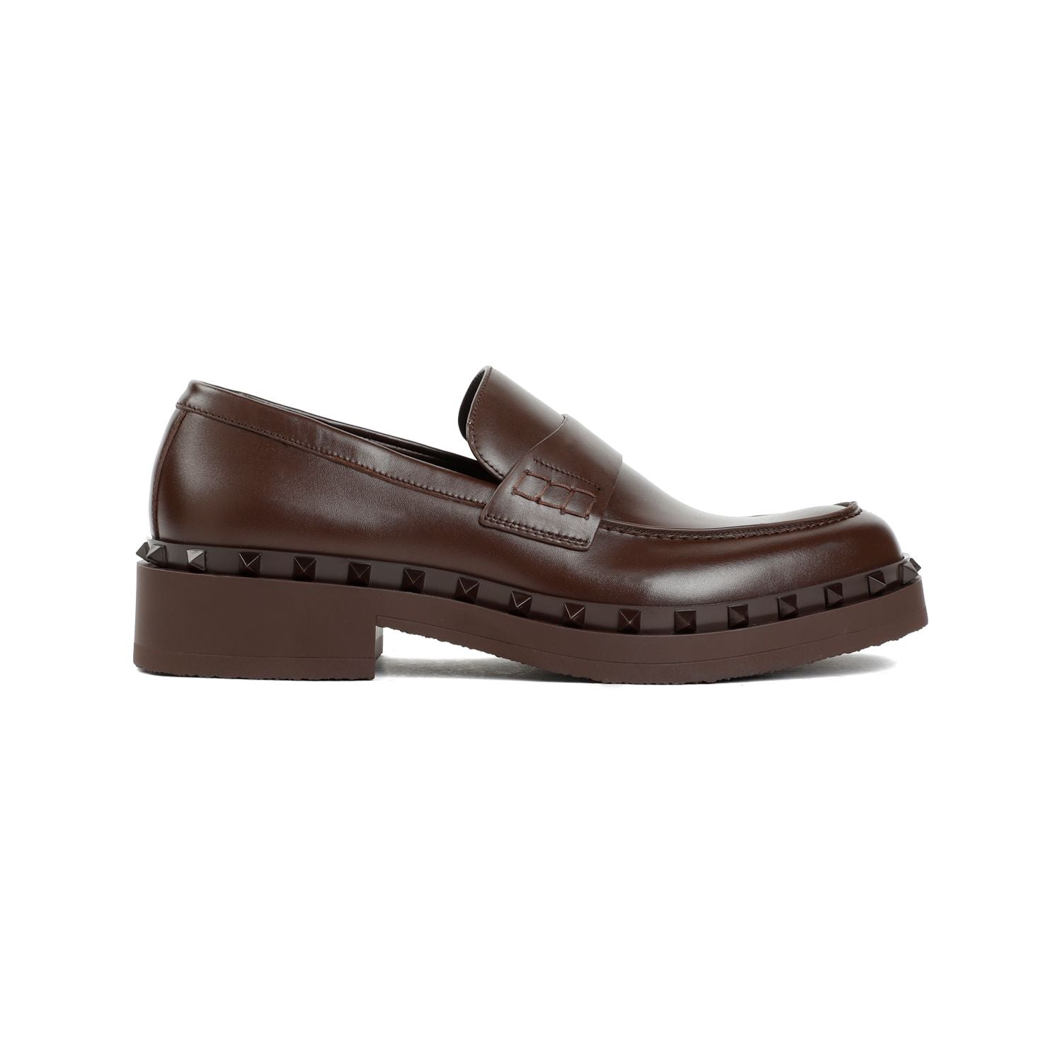 VALENTINO GARAVANI Classic Leather Loafers for Men