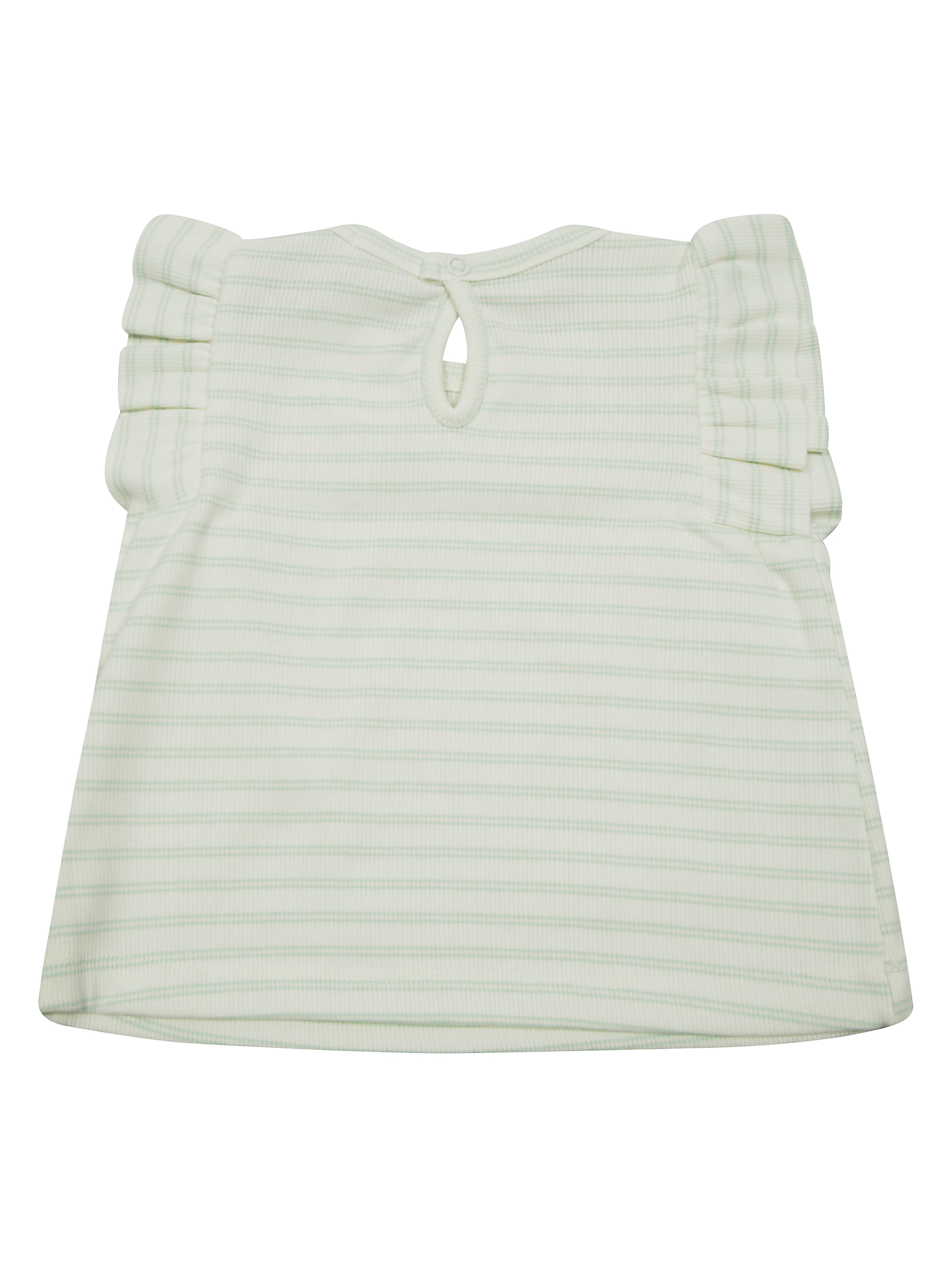 1+IN THE FAMILY Mini Ruffled Striped Tank Top