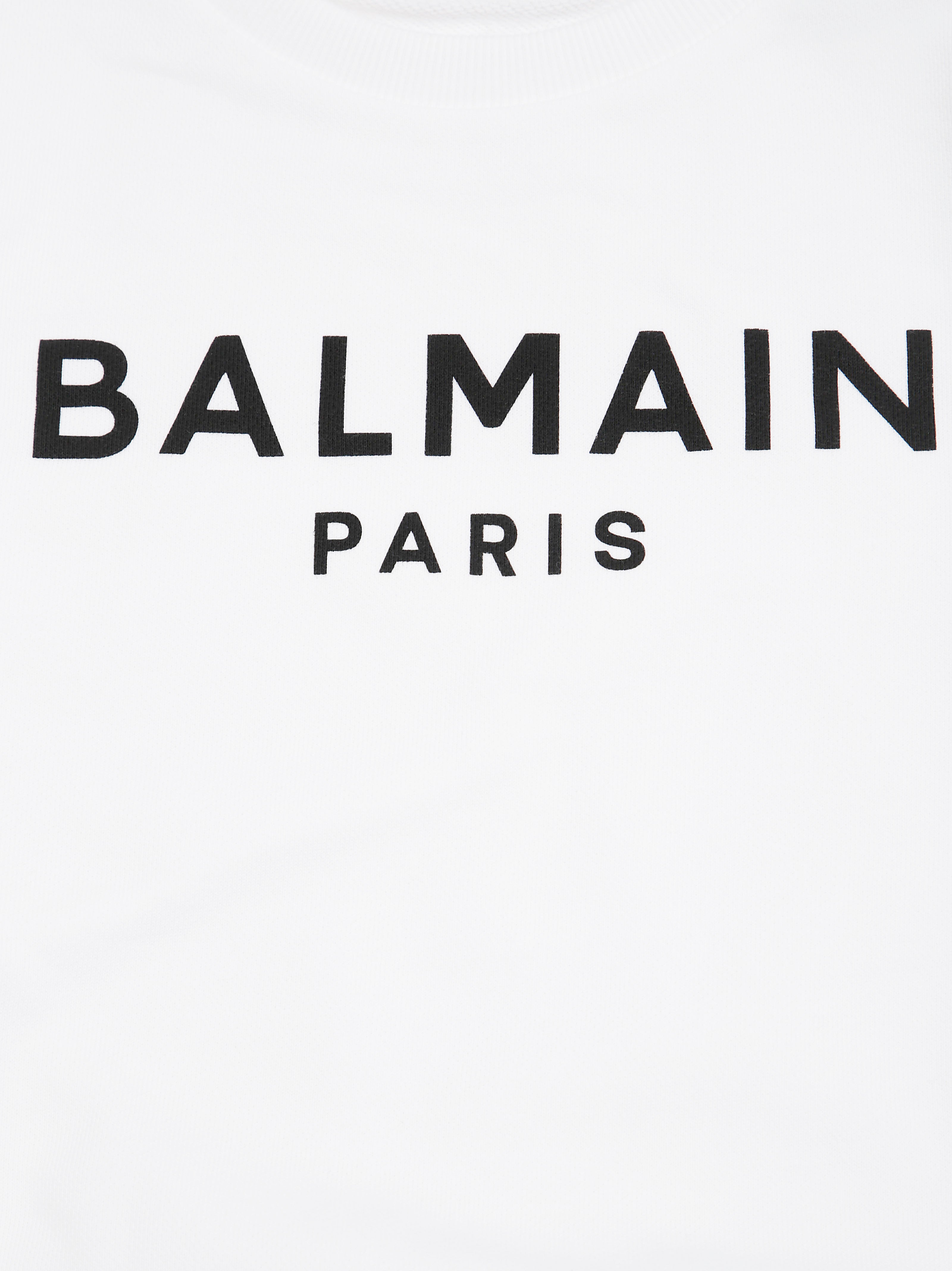 BALMAIN Basic Logo Sweatshirt for Kids