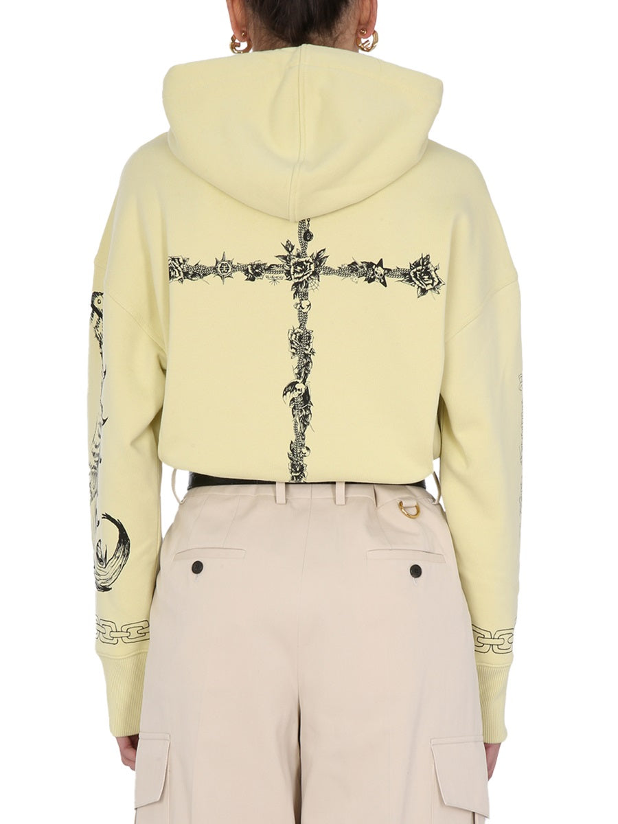 GIVENCHY Oversized Women's Sweatshirt with Hooded Design