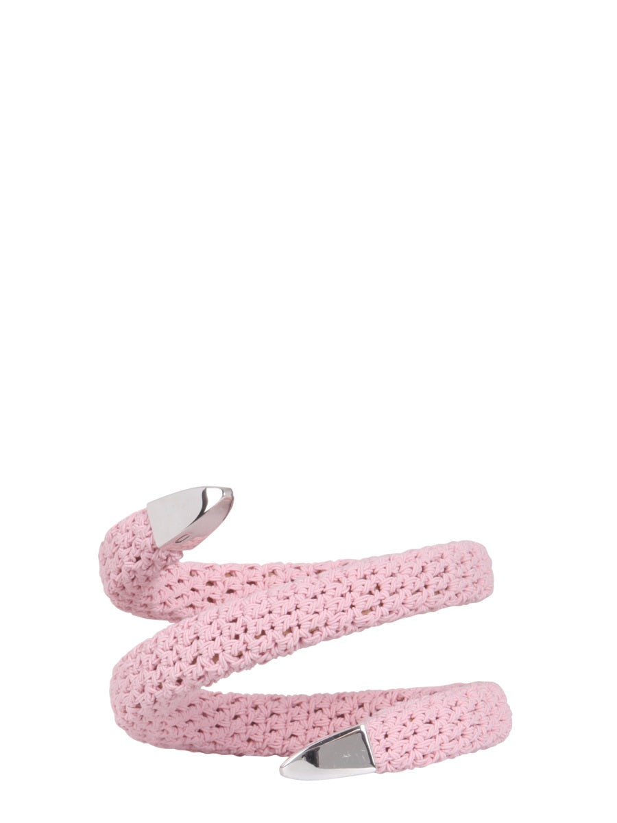 BOTTEGA VENETA Spiral Crochet Bracelet