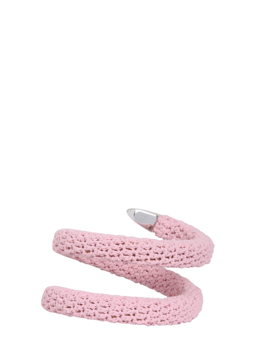 BOTTEGA VENETA Spiral Crochet Bracelet