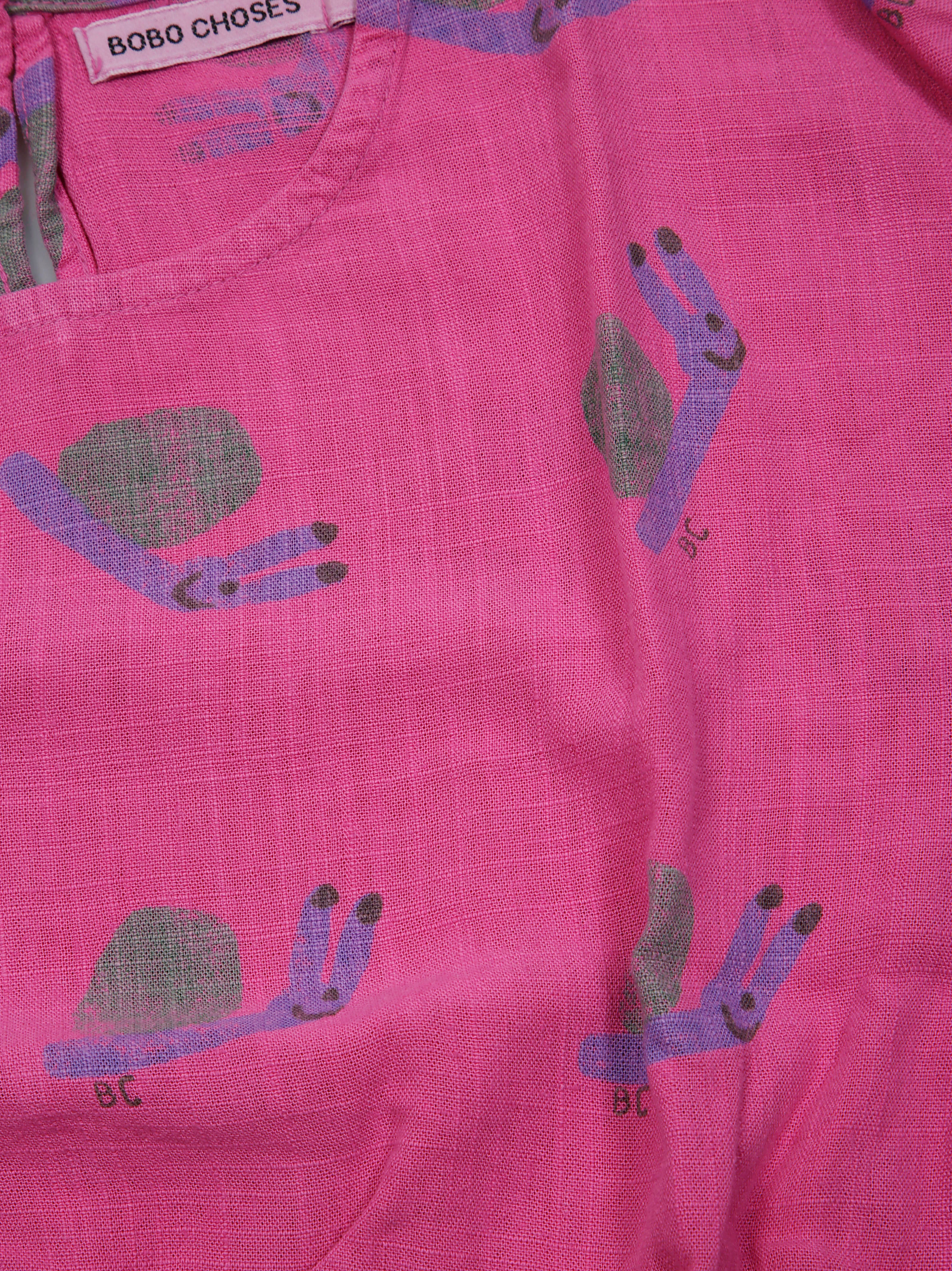 BOBO CHOSES Mini Snail Print Short Sleeve T-Shirt